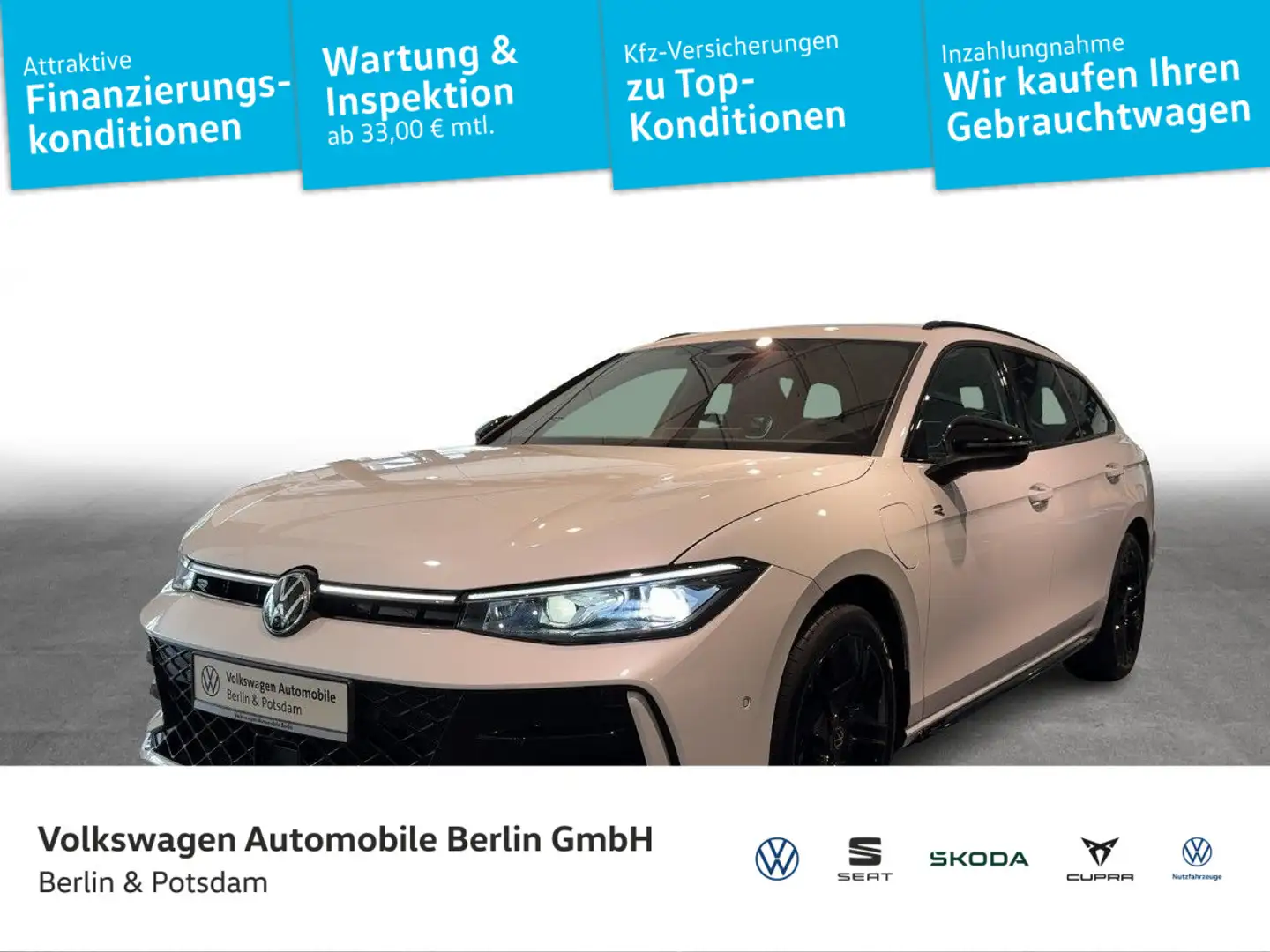 Volkswagen Passat Variant eHybrid 1.5TSI DSG R-Line DCC AHK Weiß - 1