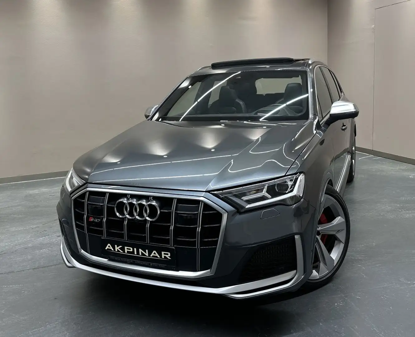 Audi SQ7 4.0 TFSI quattro *1. HAND* FERNBED. PARKEN* Gris - 1