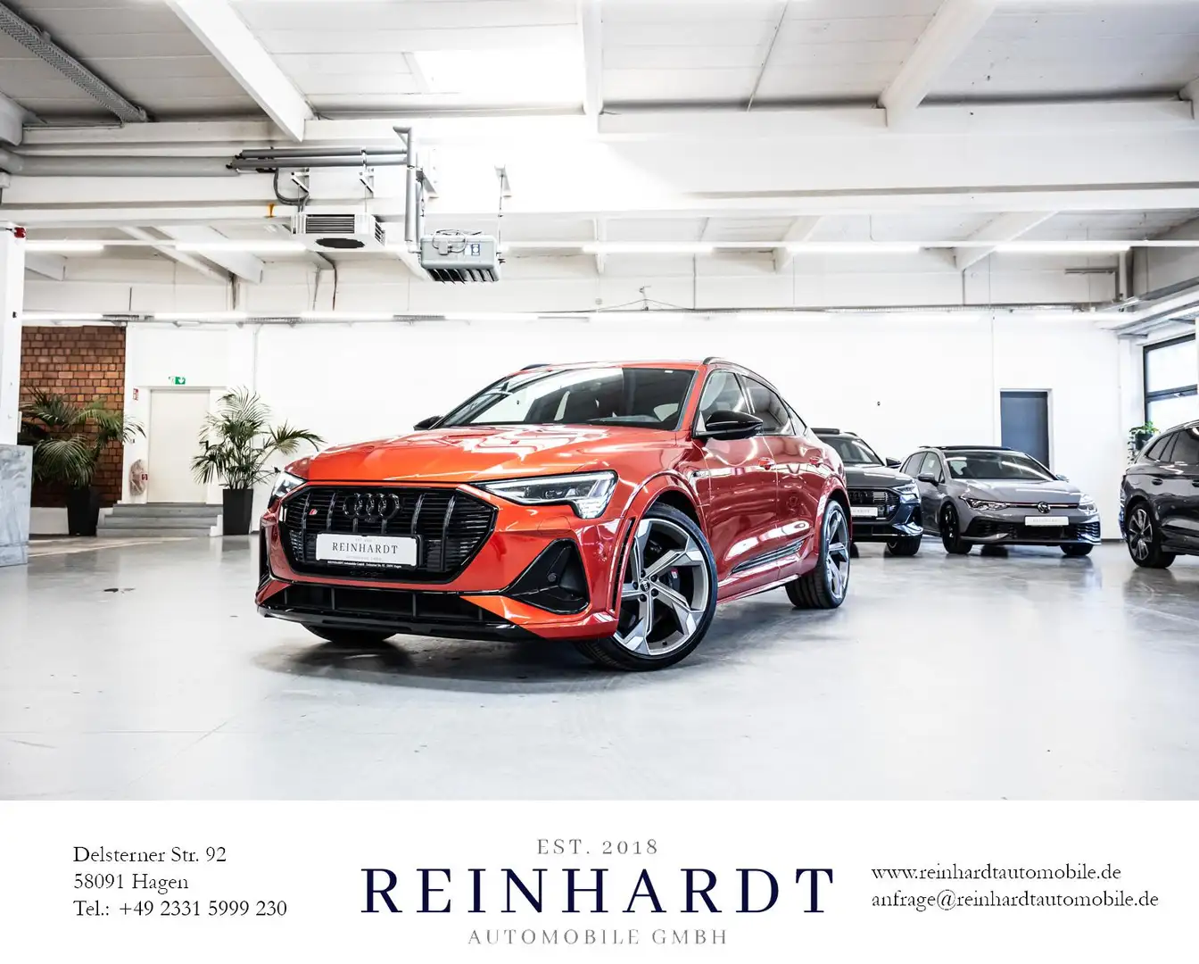 Audi e-tron S SPORTBACK BLACK 22/ACC/PANO/HuD/S-SITZE Rouge - 1