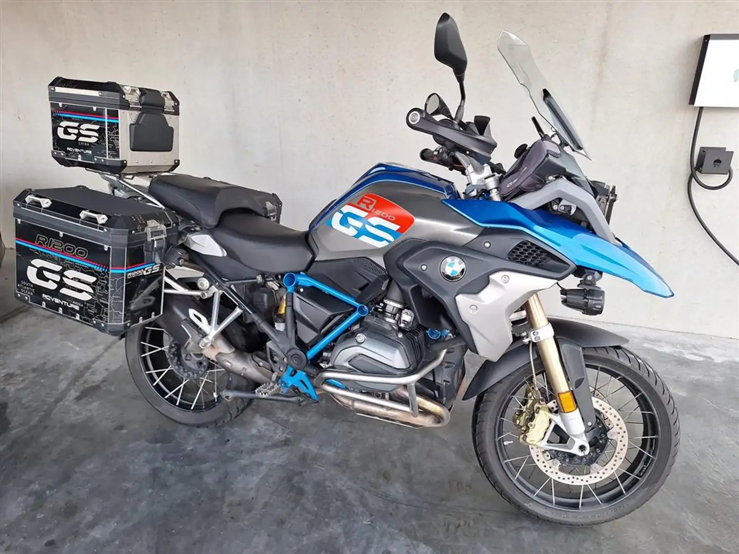 BMW R 1200 GS 0 Bleu - 2