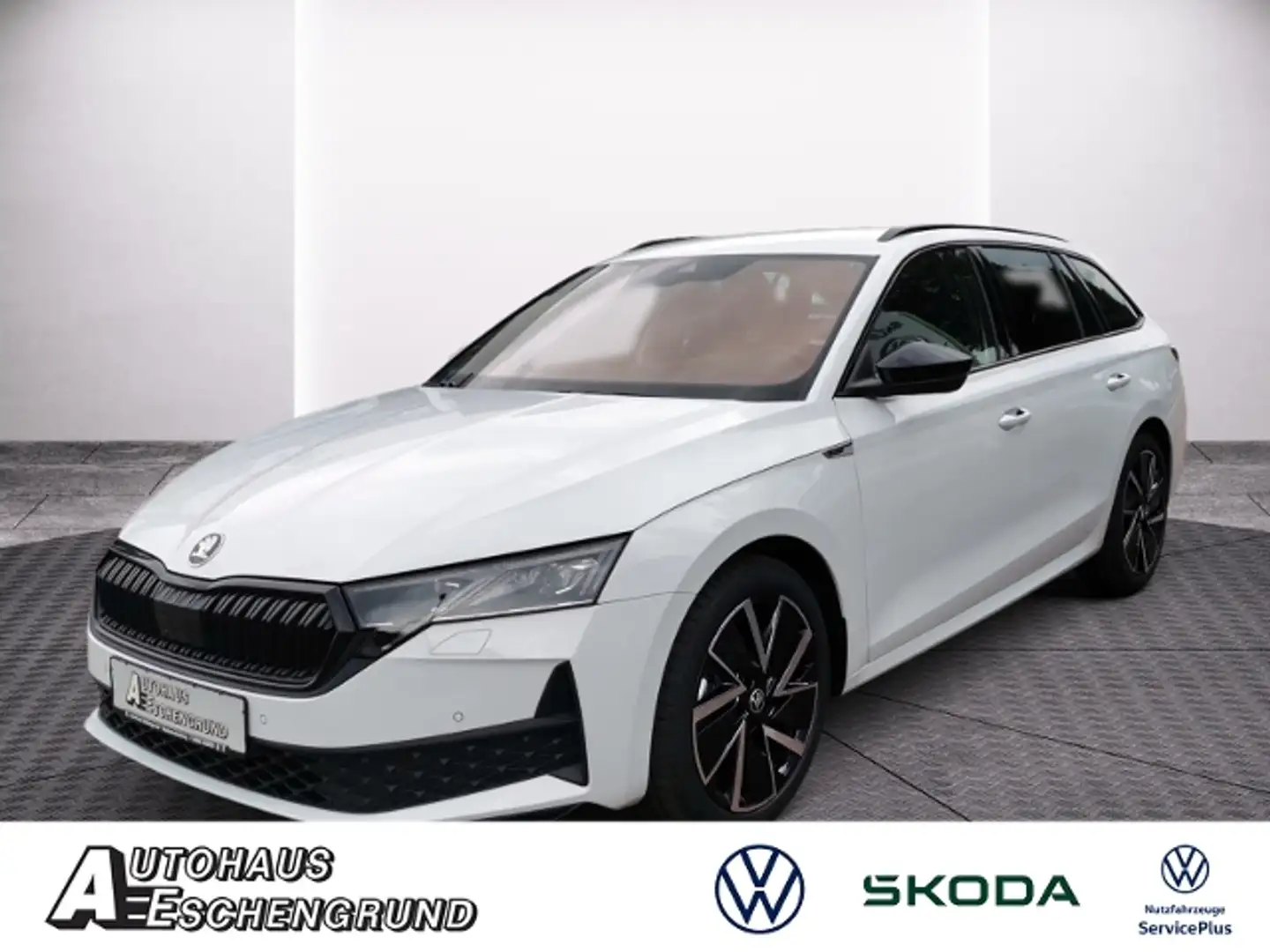 Skoda Octavia Combi 1.5 TSI DSG mHEV Sportline NAVI STANDHEIZUN Weiß - 1