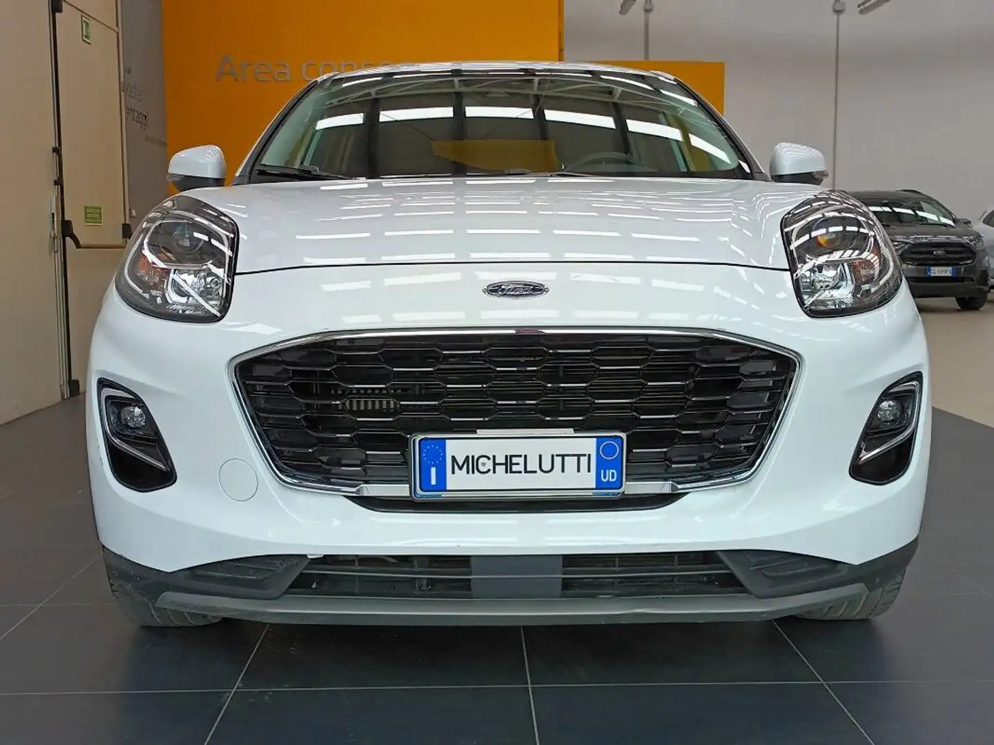 Ford Puma 125 cv ibrida Titanium-AUTOMATICA Bianco - 2