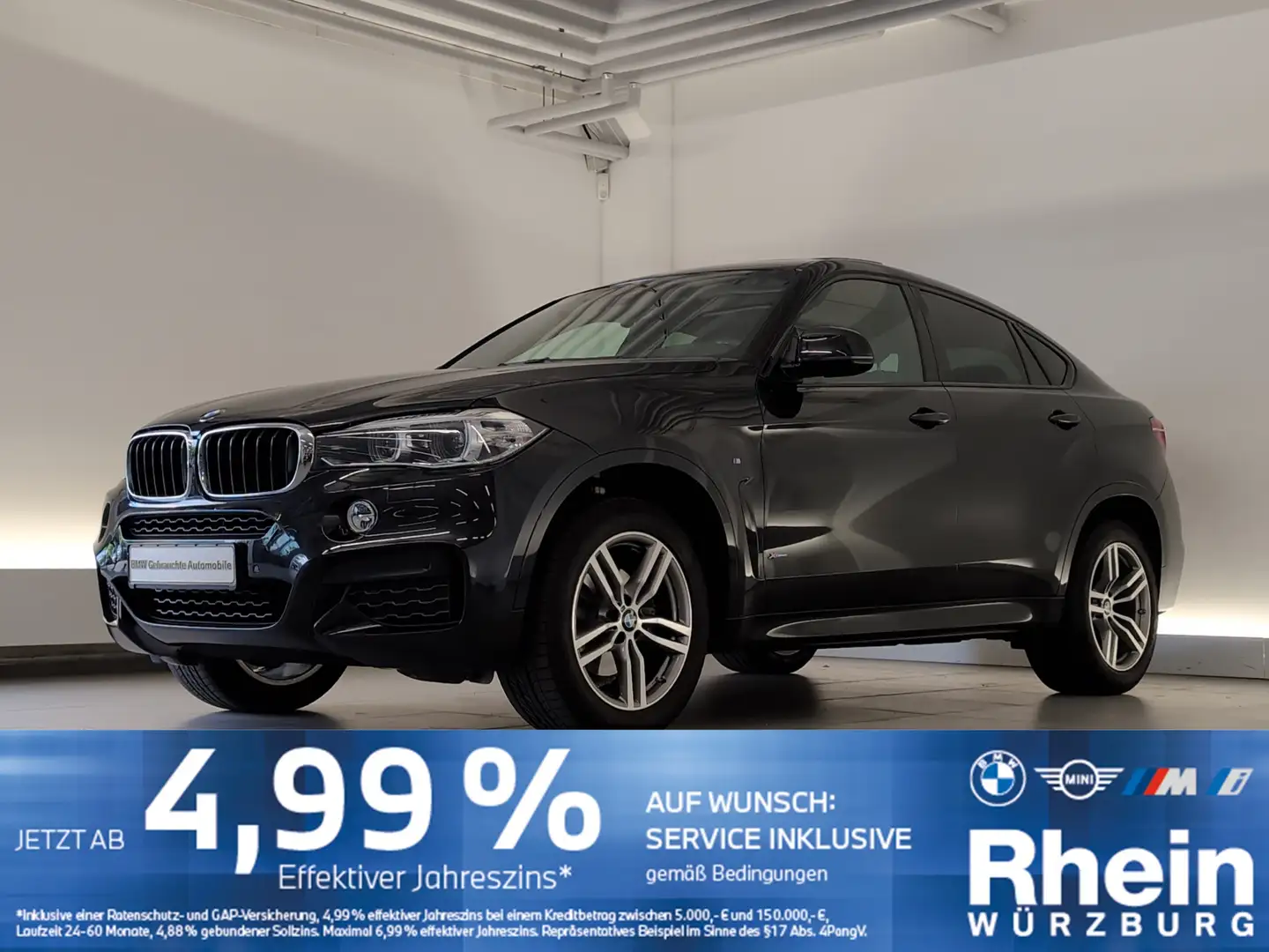 BMW X6 xDrive 30d M Sportpaket Head-Up/SHZ/LED Head-Up/SH Schwarz - 1