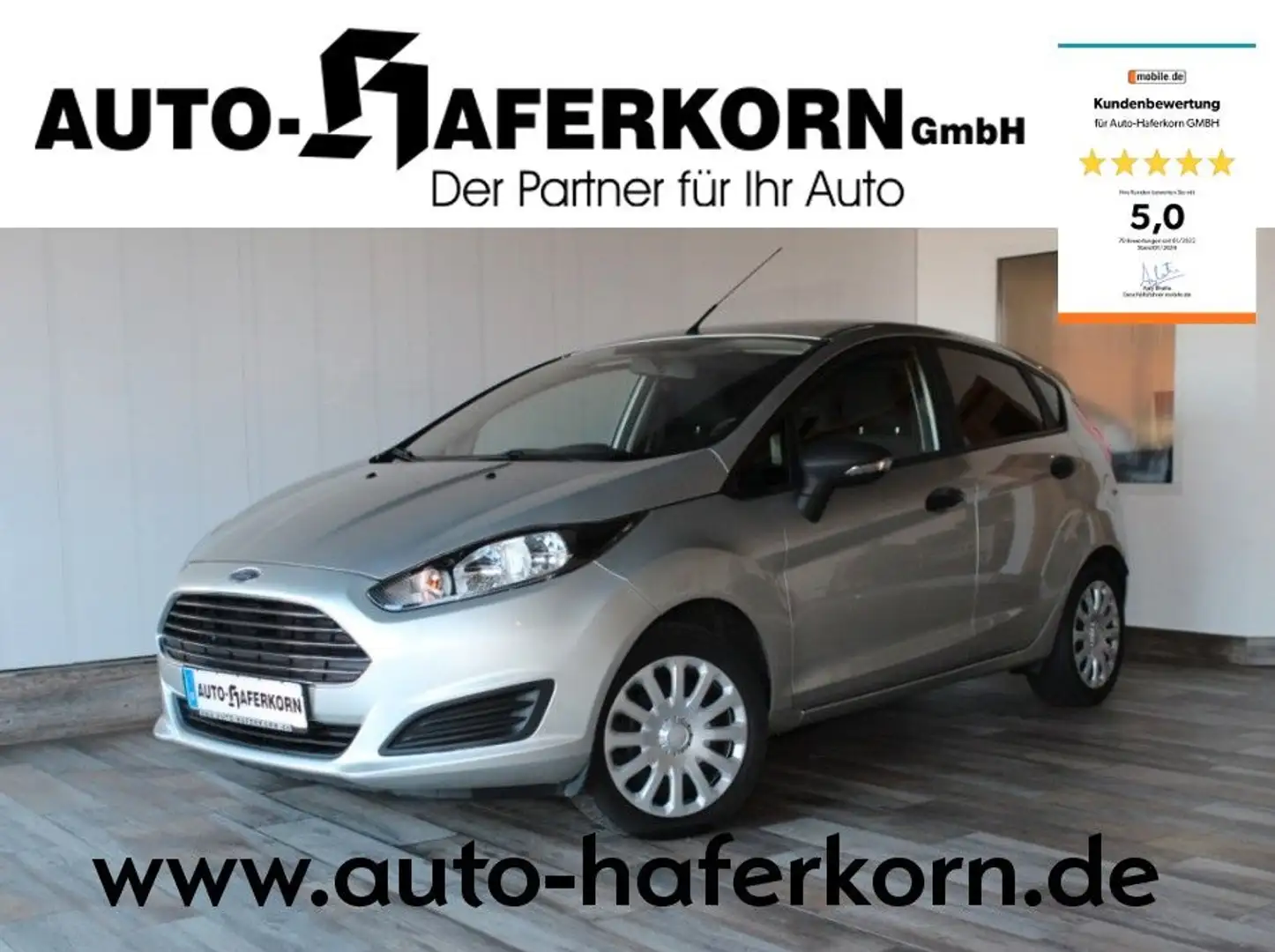 Ford Fiesta 105*AUTOMATIK*KLIMAAUTO*DAB* Argent - 1