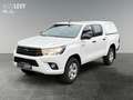 Toyota Hilux Double Cab 2.4 D-4D 4x4 Duty *HARDTOP* Blanc - thumbnail 2