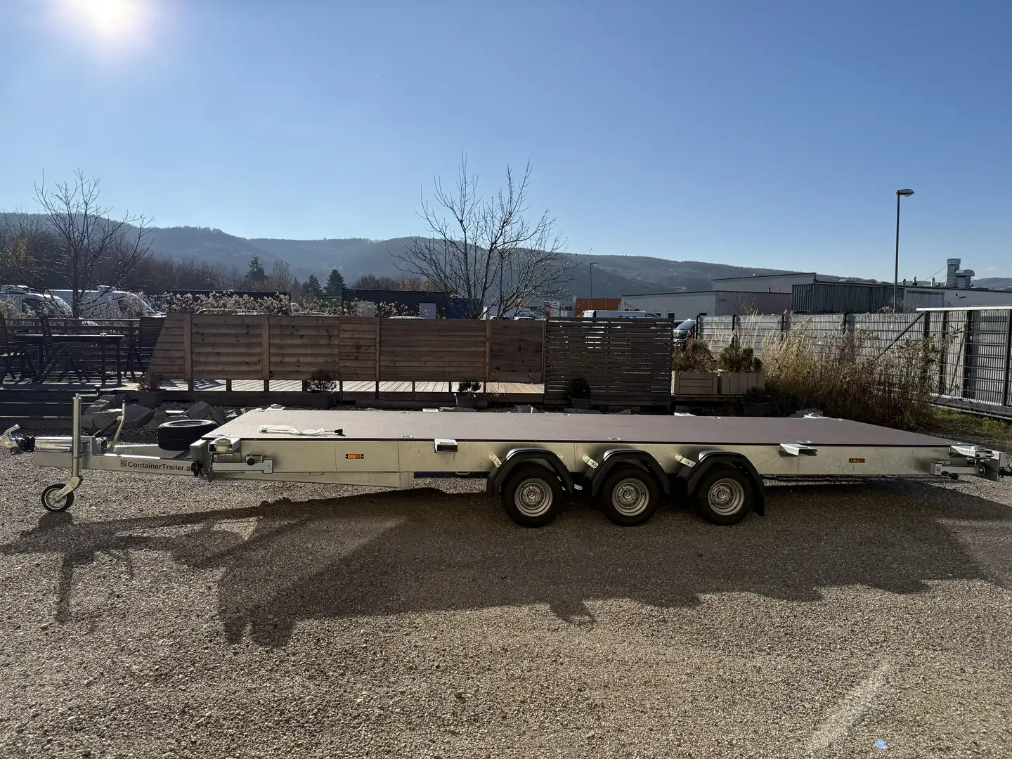 Trailer-Anhänger Sonstige Containertrailer, Anhänger mit Boden 7,5m Lang - 1