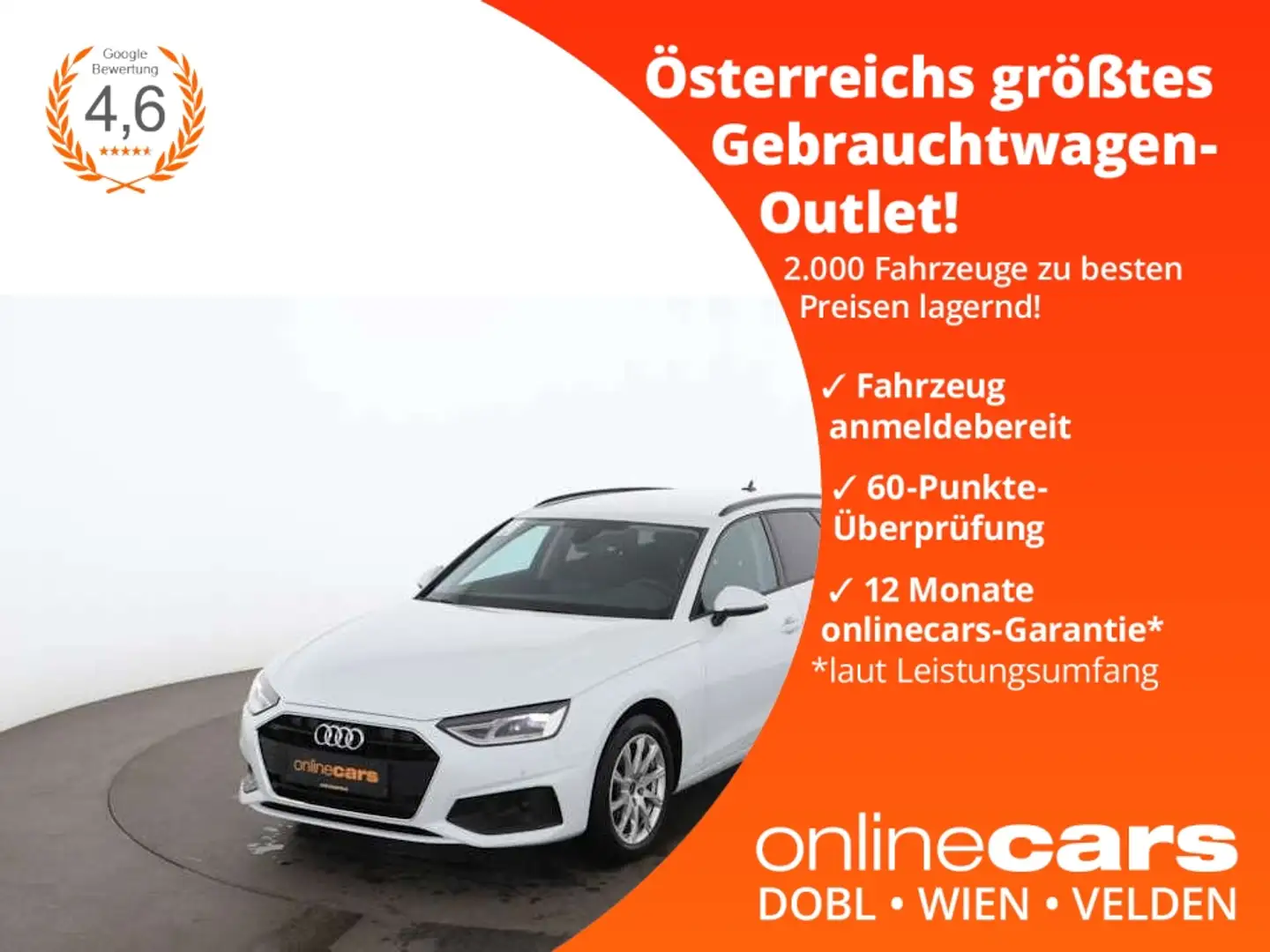 Audi A4 Avant 35 TDI Aut LED RADAR NAVI SITZHZG R-CAM Alb - 1