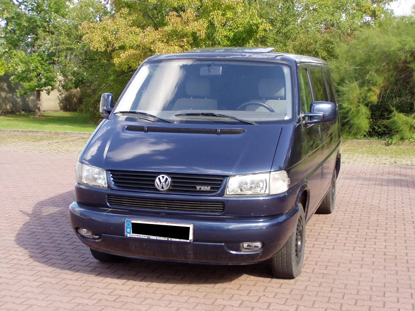 Volkswagen T4 Caravelle TDI  # Klimaautomatik * Schiebedach * Standheizung Blauw - 1