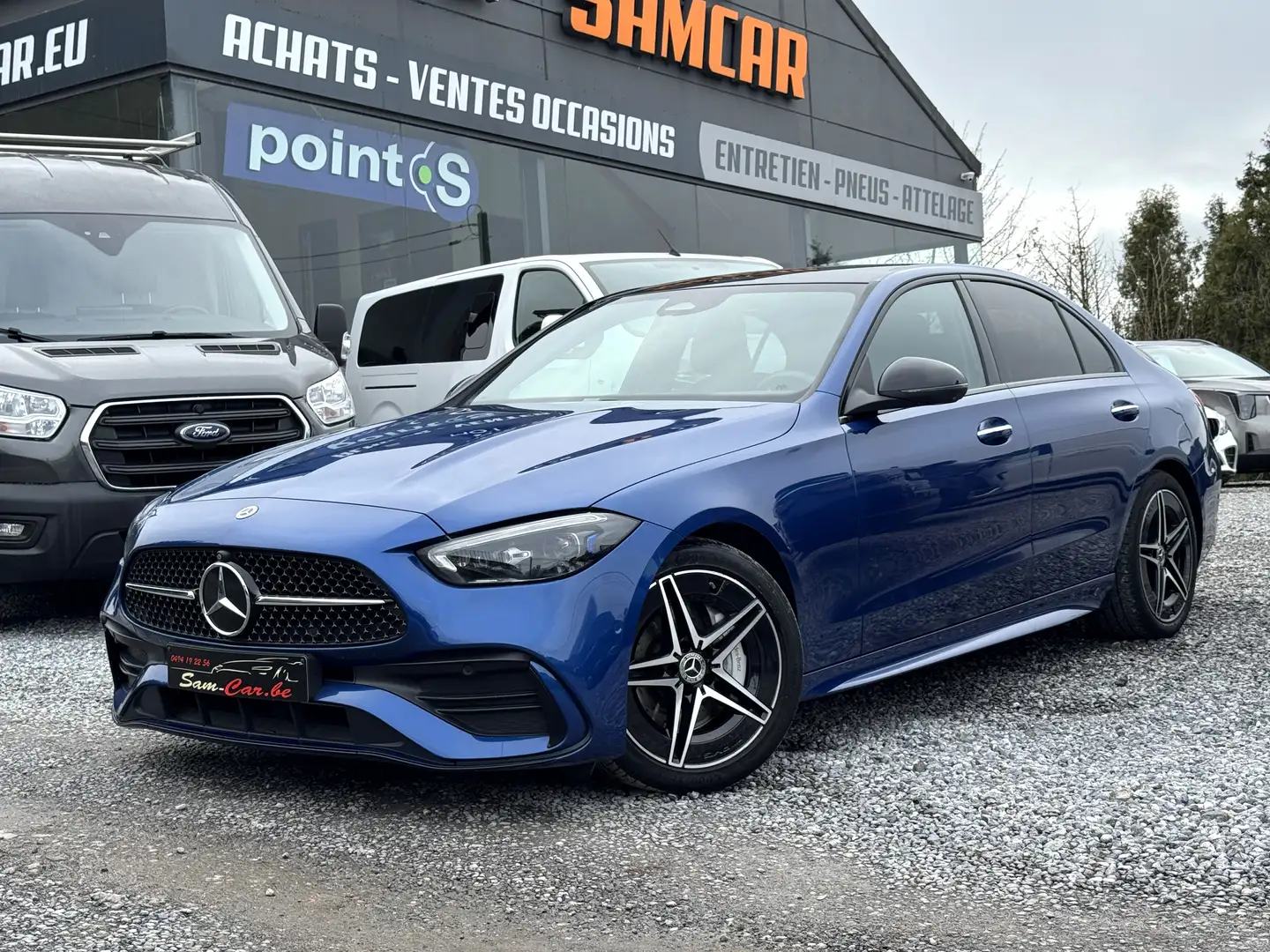 Mercedes-Benz C 200 C 200 d AMG/CARBON/PANO/LED/FULL **GARANTIE** Blau - 1