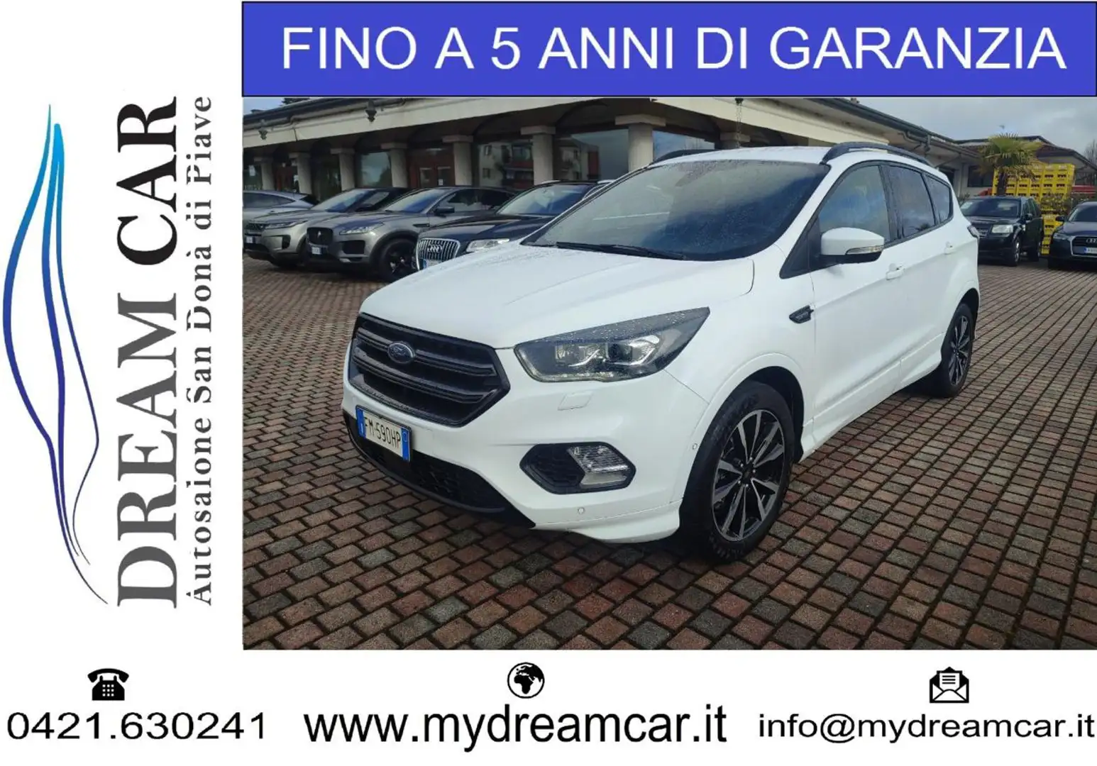 Ford Kuga 1.5 TDCI 120 CV S&S 2WD ST-Line Business Bianco - 1