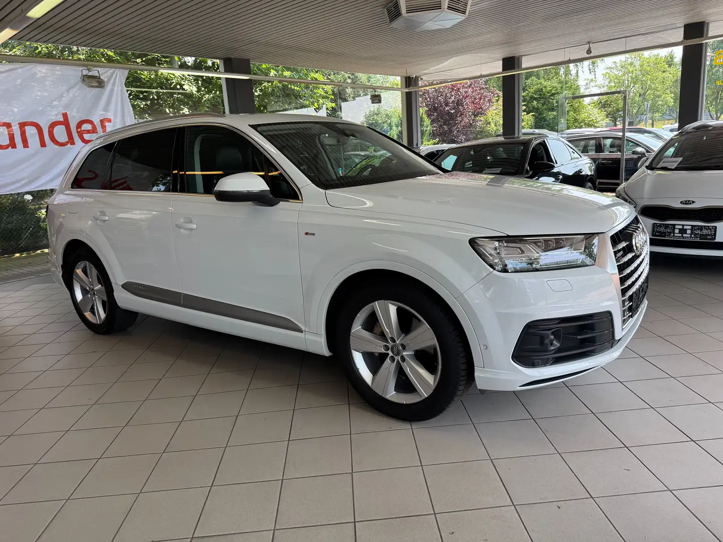 Audi Q7 3.0 TDI quattro Pano/Luft/Matrix/ACC/360°/M:16 Weiß - 2