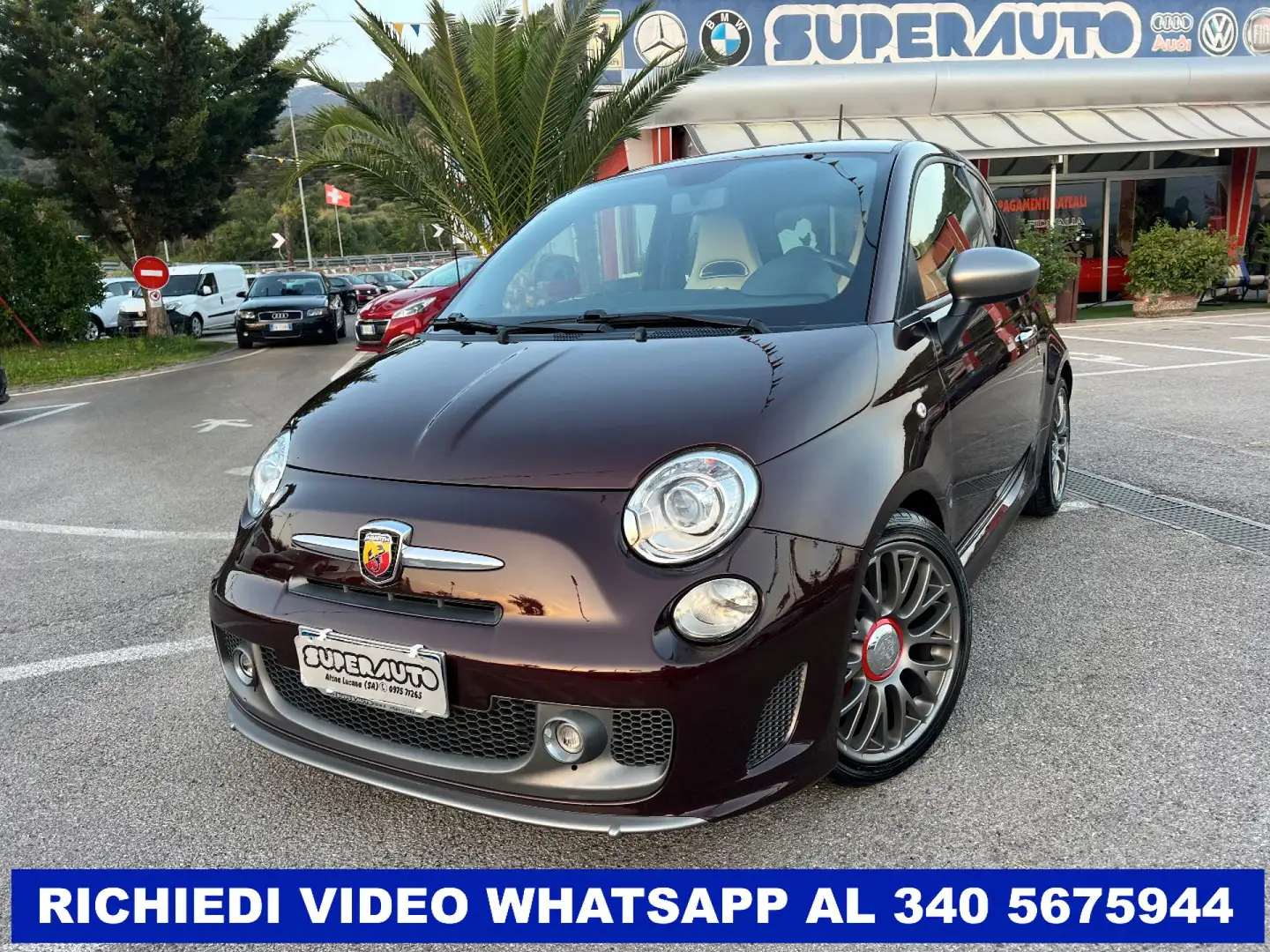 Abarth 595 MTA REPLICA MASERATI Rosso - 2