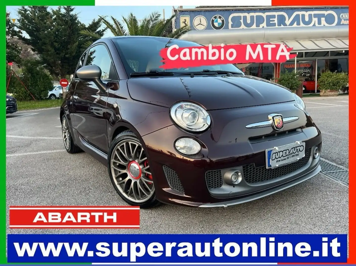 Abarth 595 MTA REPLICA MASERATI Rosso - 1