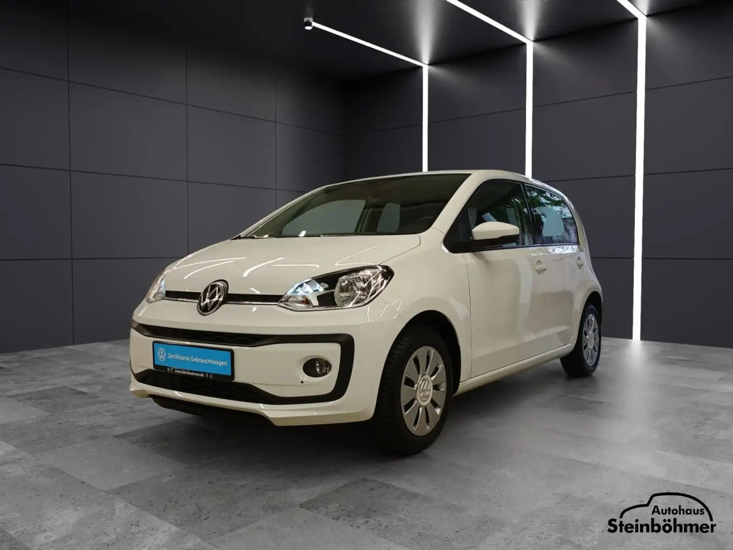 Volkswagen up! move up 1.0 RearView SHZ Bluetooth Klima Blanc - 2