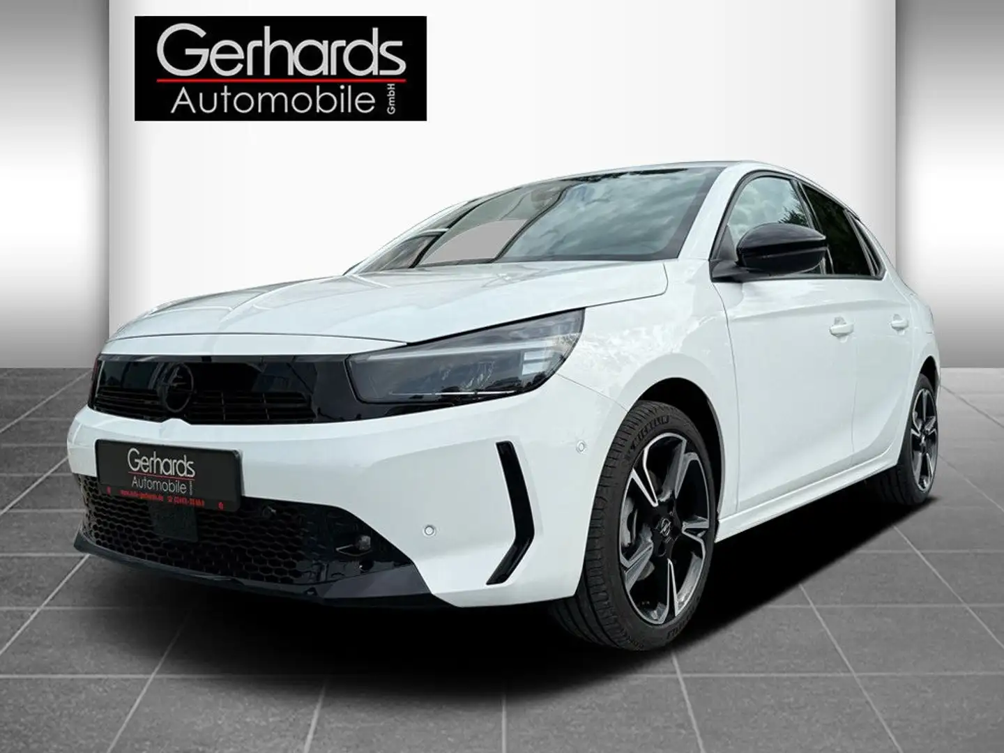 Opel Corsa F 1.2 DI Turbo GS Blanc - 1