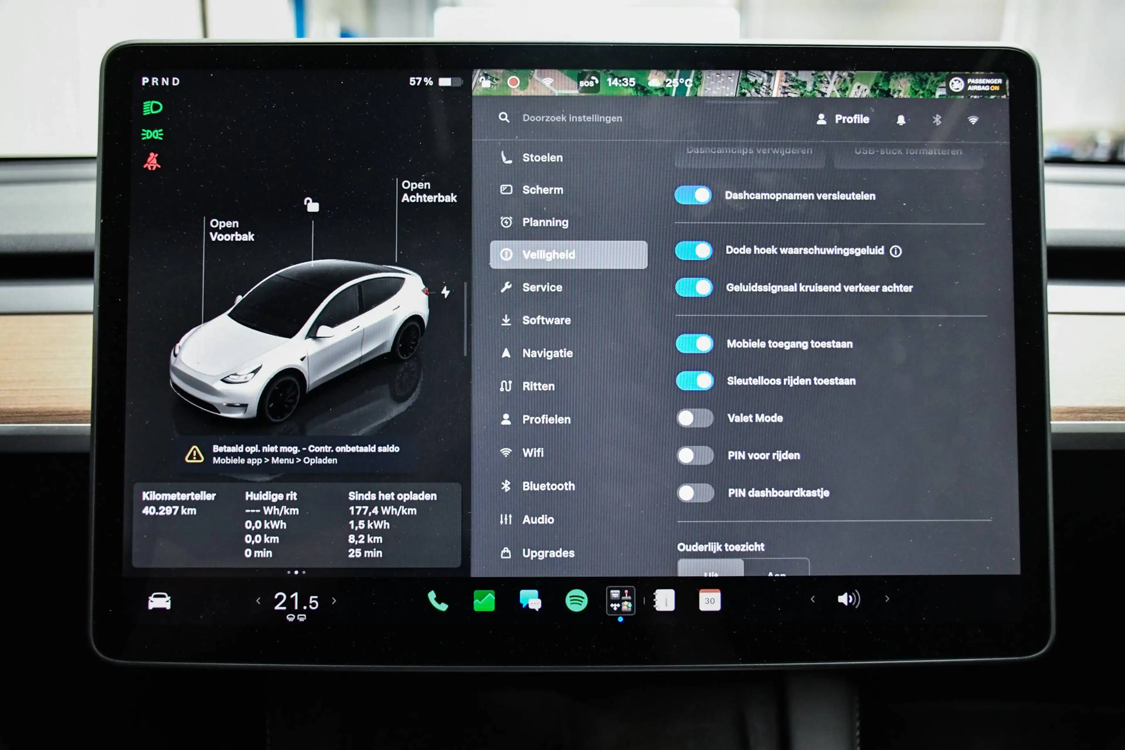 Tesla Model Y Model Y 72.5 kWh Dual Motor Performance (393 kW) - LEDER / PANORAMISCH DAK / NAVIGATIE / CAMERA / BLIS — photo 15
