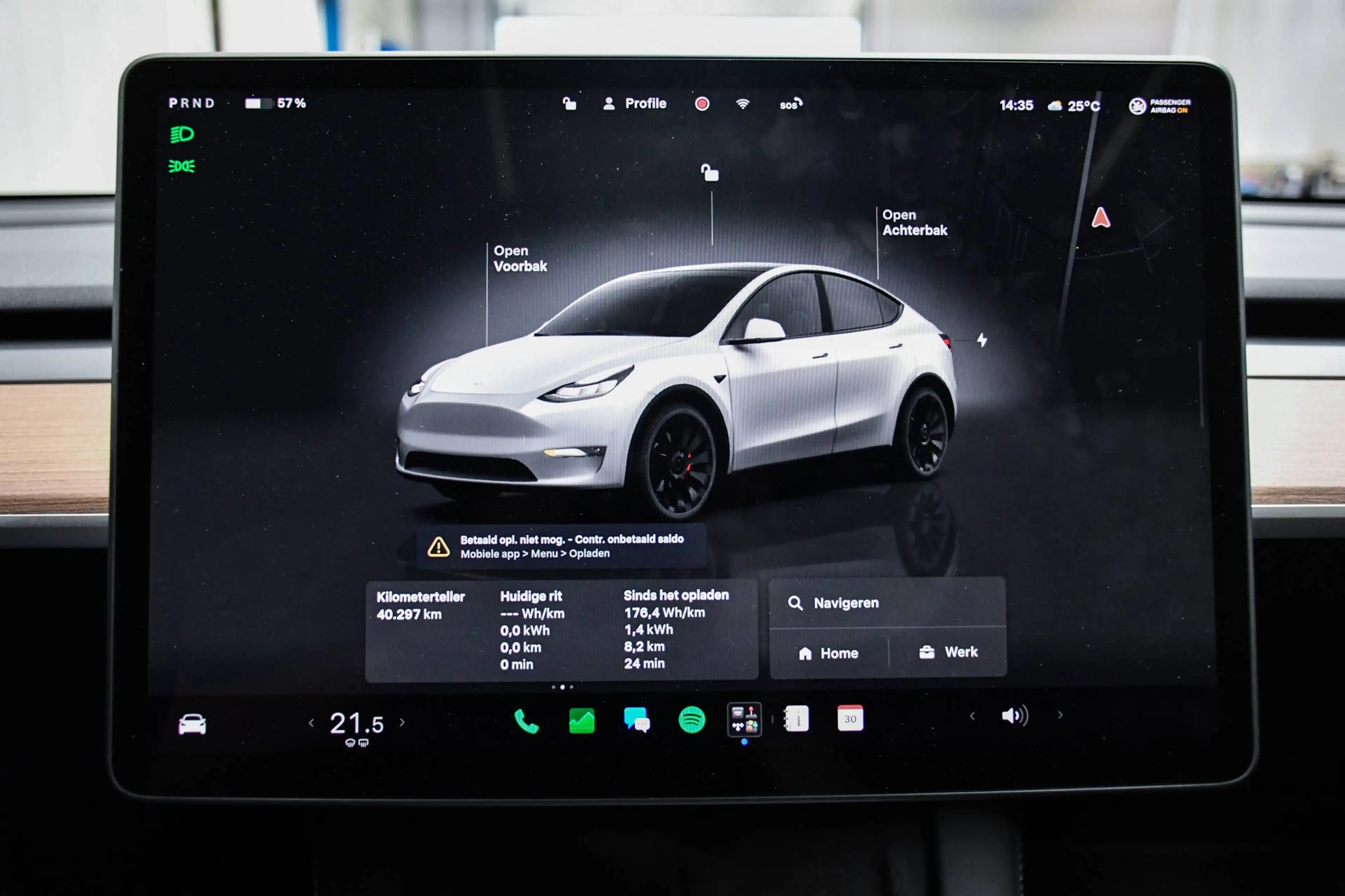 Tesla Model Y Model Y 72.5 kWh Dual Motor Performance (393 kW) - LEDER / PANORAMISCH DAK / NAVIGATIE / CAMERA / BLIS — photo 14