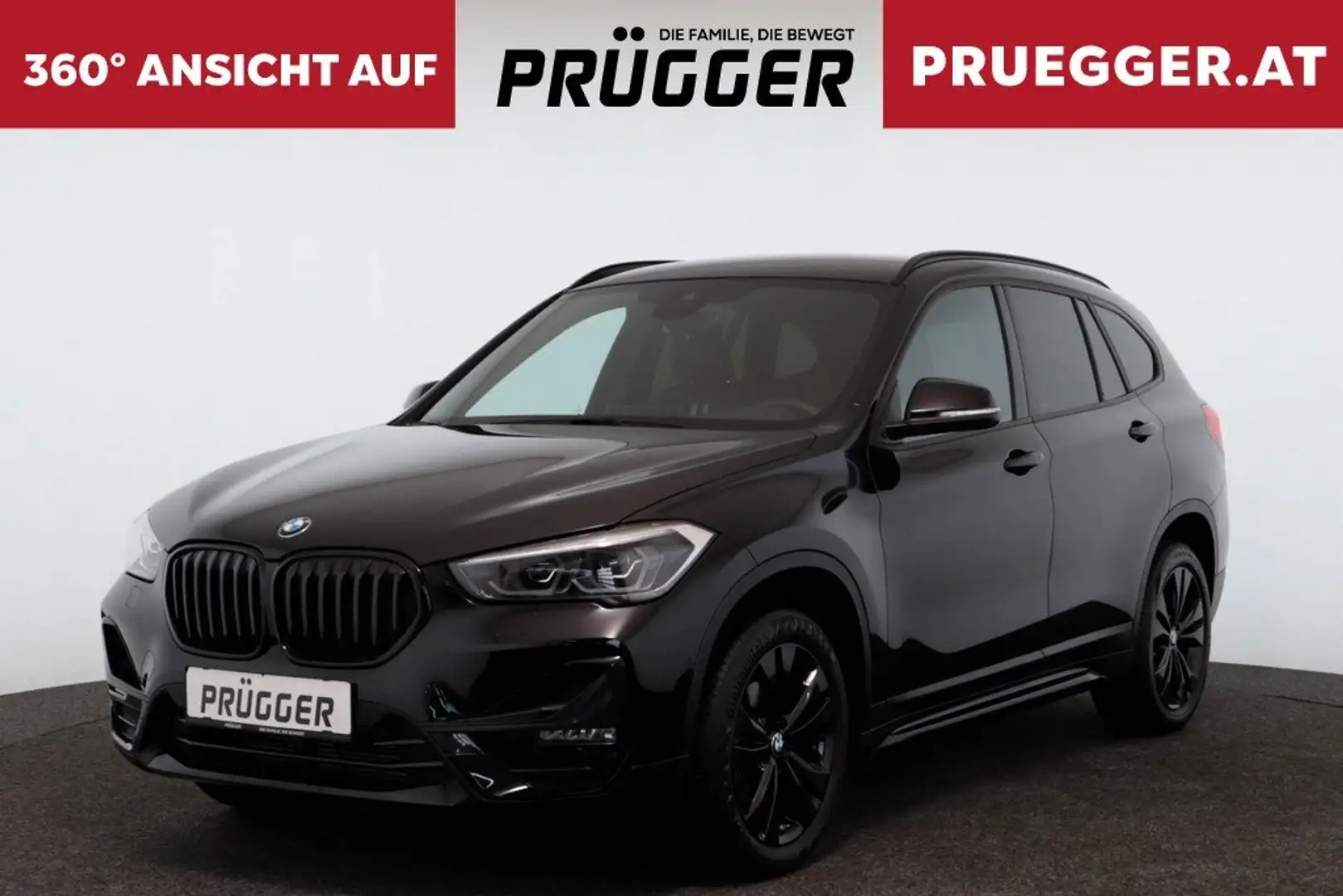 BMW X1 sDrive18d Autom SPORTLINE LED NAVI HUD 18ZOLL Noir - 1