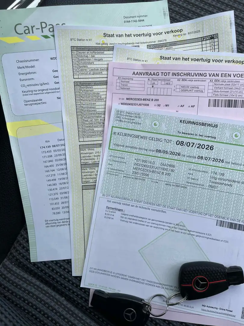 Mercedes-Benz B 200 B 200 NAVIGATIE AUTOMAAT BLANCO GEKEURD Zwart - 2