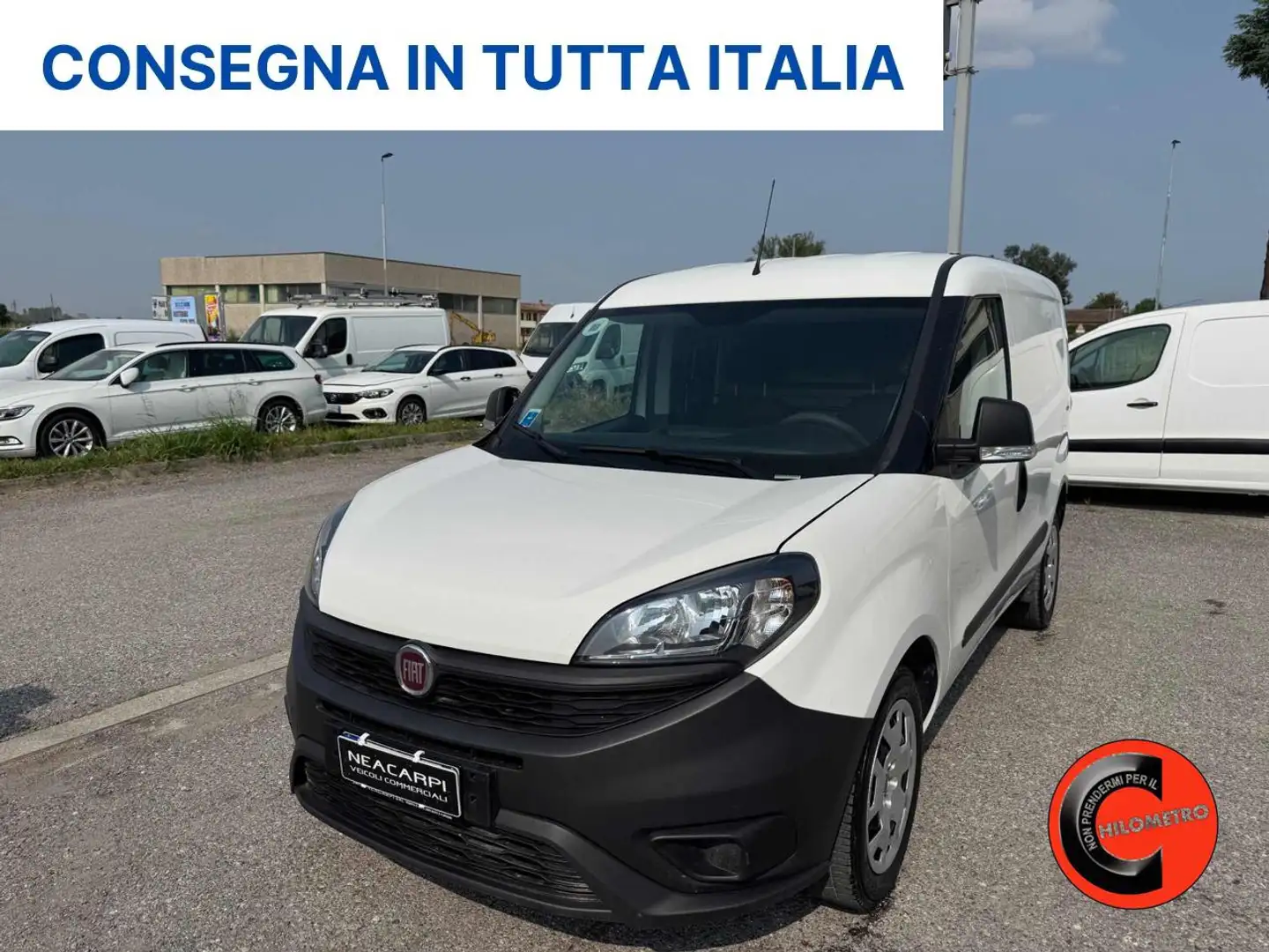 Fiat Doblo 1.6 MJT 120 CV CARGO(PC_TN-L1H1)-NAVI-E6D-N1- Blanc - 1