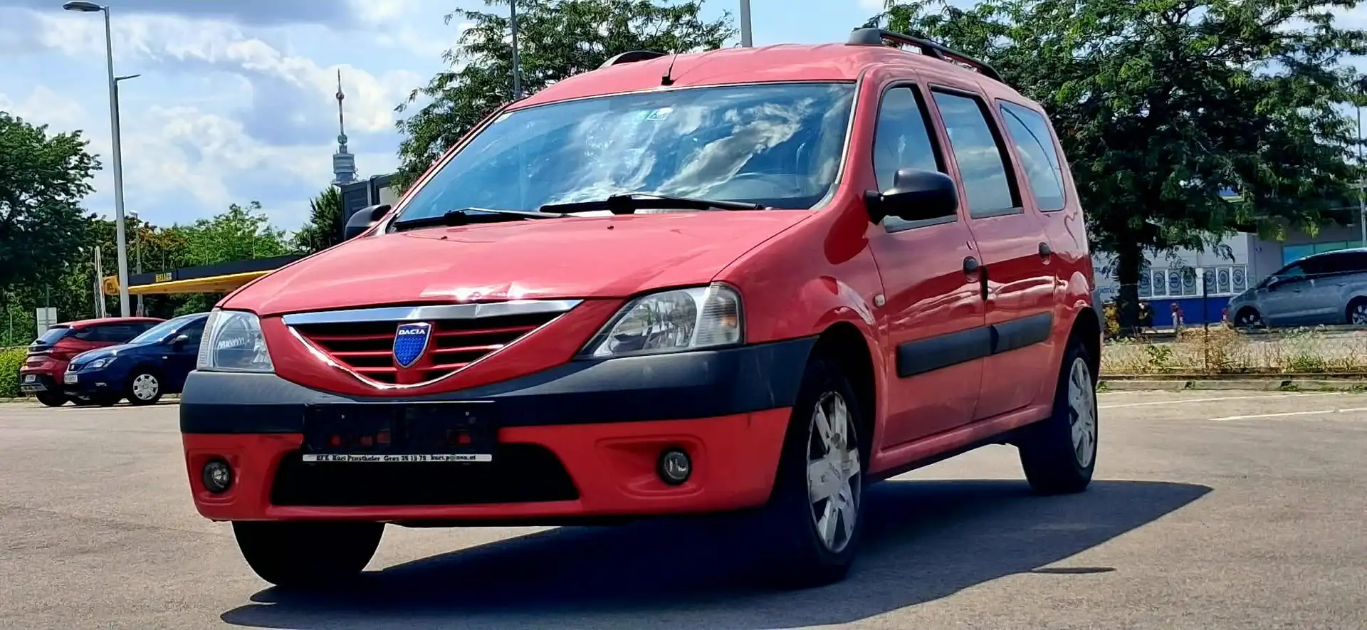Dacia Logan MCV Laureate 1,4 MPI Pickerl ist Abgelaufen Rot - 1