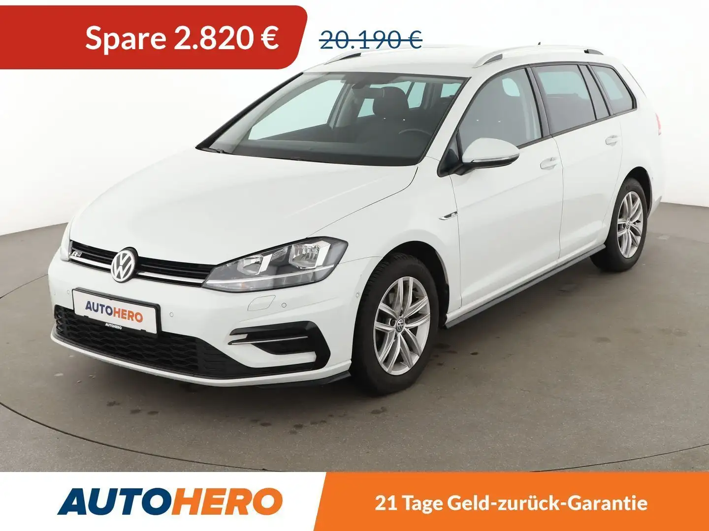 Volkswagen Golf 2.0 TDI Comfortline BM Aut.*NAVI*ACC*CAM*PDC*SHZ* Weiß - 1