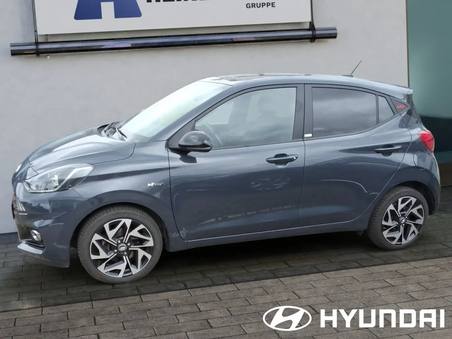 Hyundai i10 1.0 T-GDI M/T N Line -100 PS-NAVI-KAMERA-KLI Grau - 2