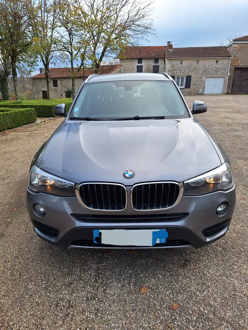 BMW X3 X3 xDrive20d 190ch Lounge A Gris - 2