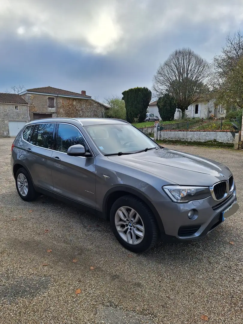 BMW X3 X3 xDrive20d 190ch Lounge A Gris - 1