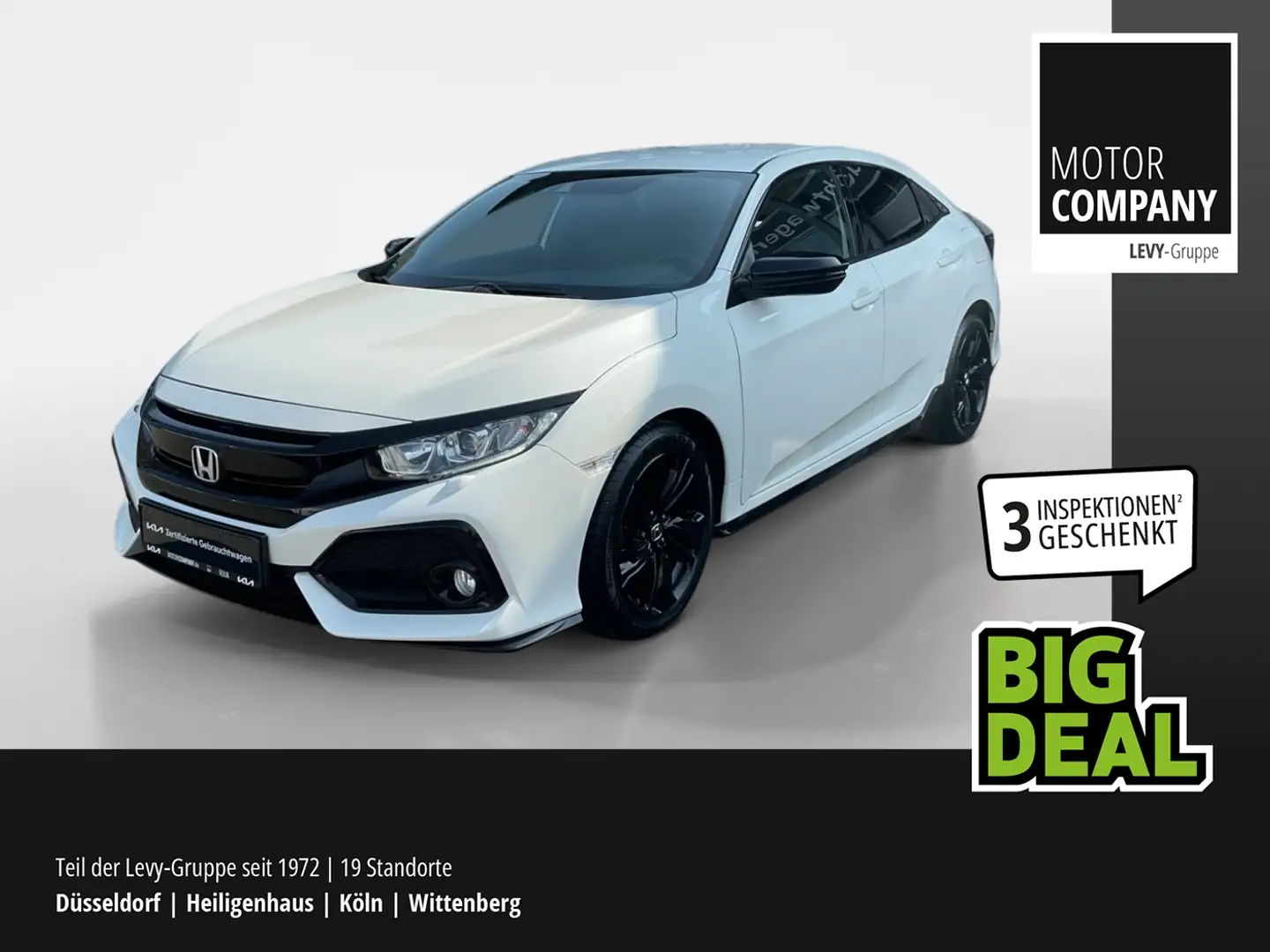 Honda Civic 1.0 VTEC Dynamic Limited Edition ACC+Navi++ Blanco - 1