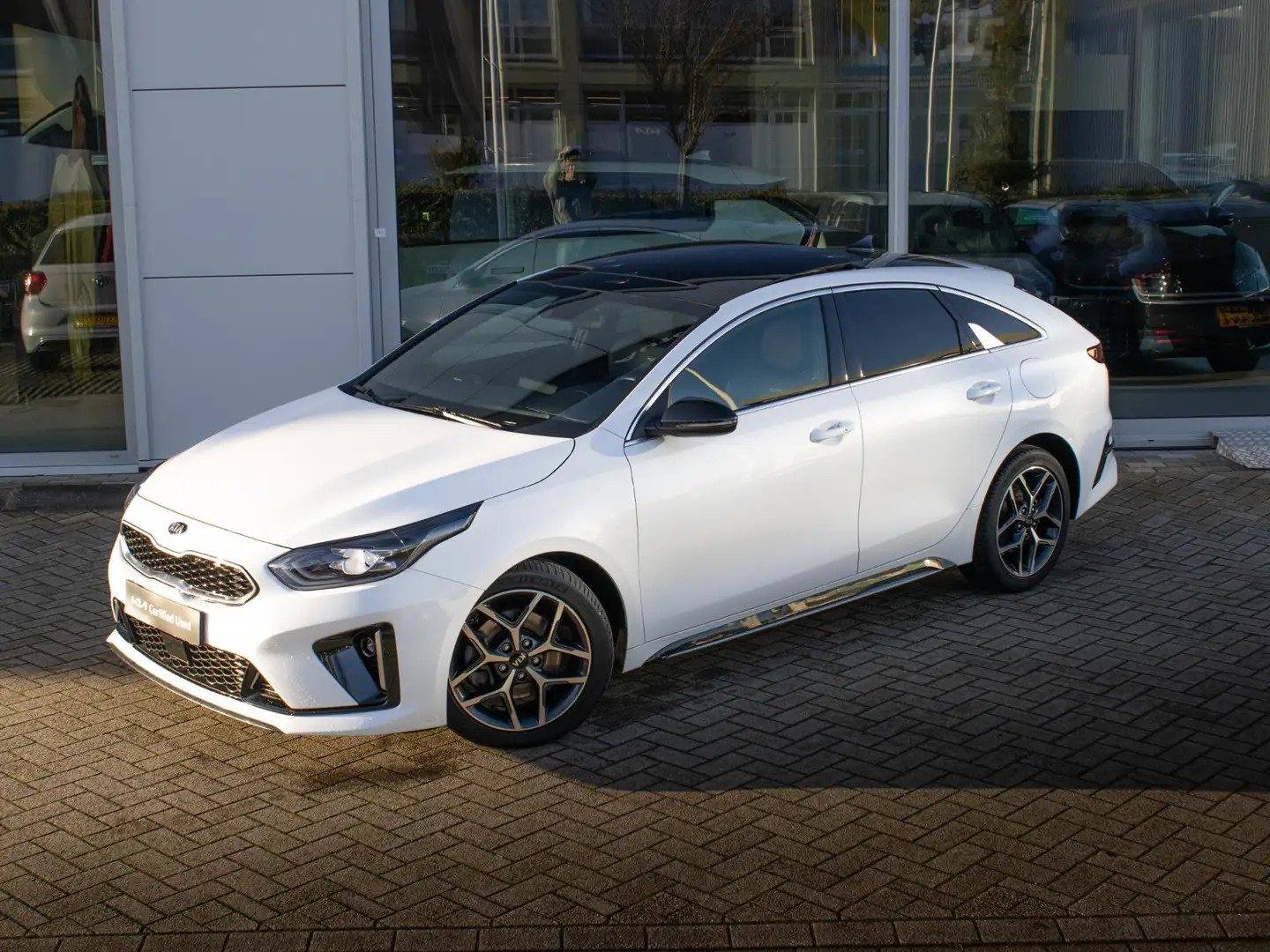 Kia ProCeed / pro_cee'd 1.0 T-GDI GT-Line | Nederlandse dealer onderhouden Wit - 2