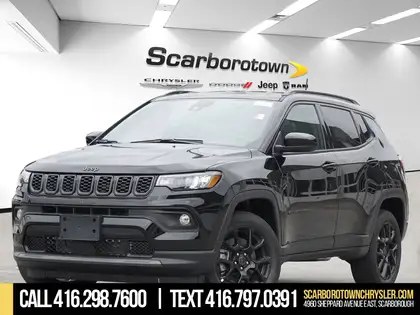 Black 2025 Jeep Compass Altitude 4WD SUV / Crossover 8-Speed Automatic