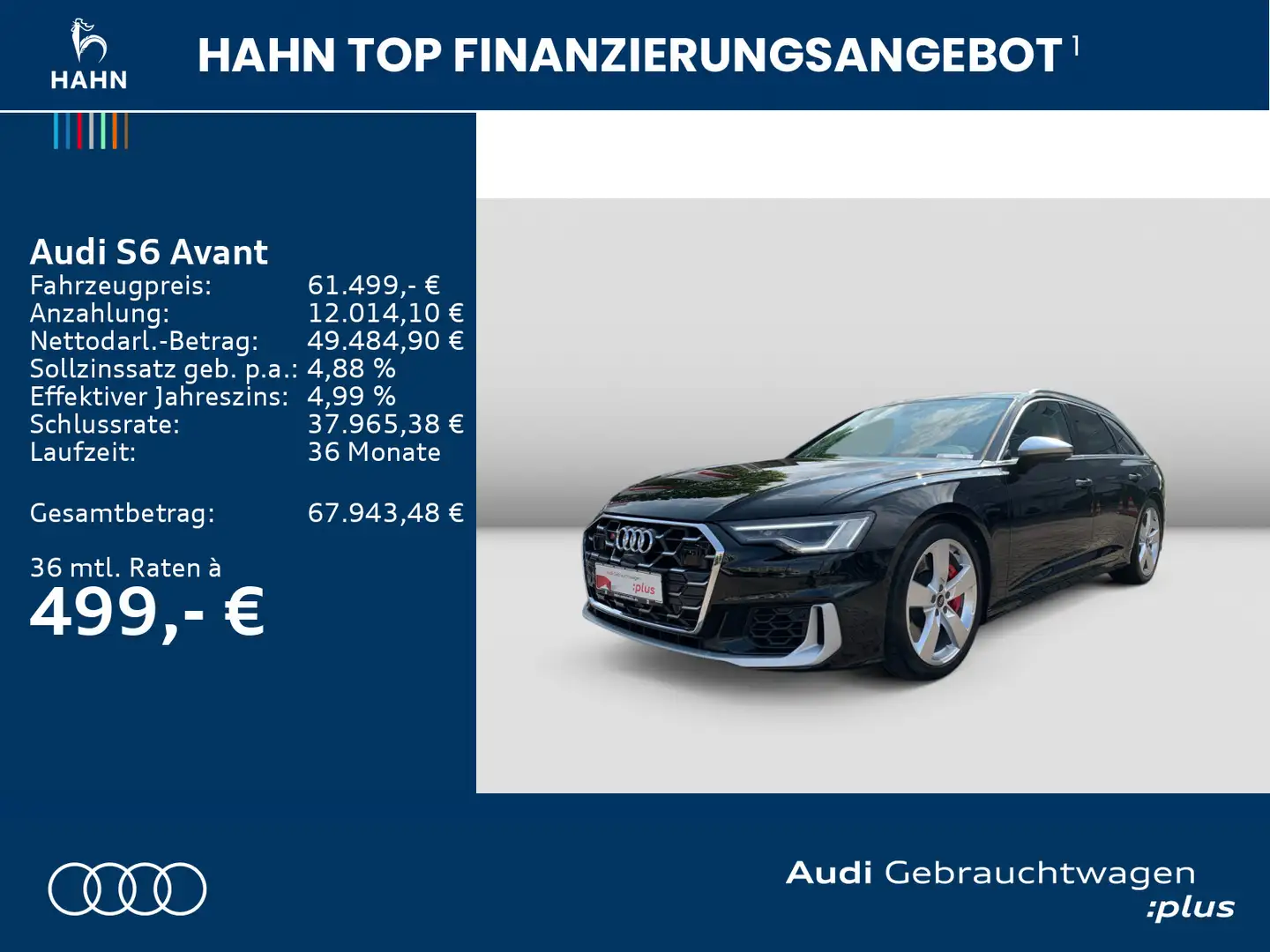 Audi S6 TDI quattro tiptronic AHK B&O Pano Schwarz - 2