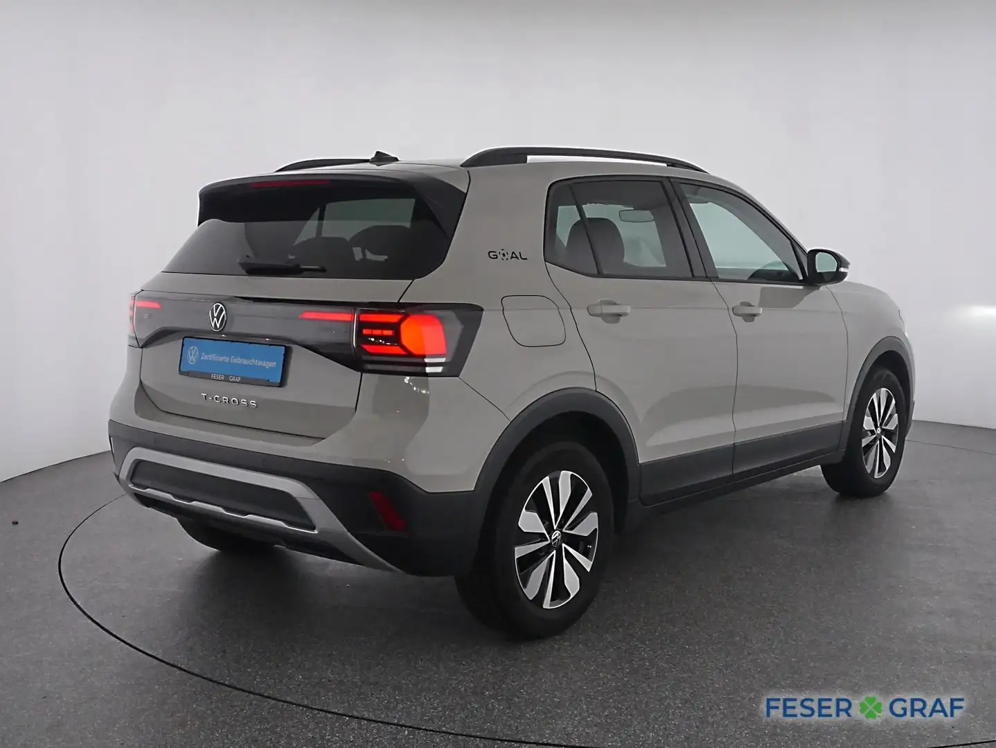 Volkswagen T-Cross Goal 1.0 TSI APP LED SiHz Grau - 2