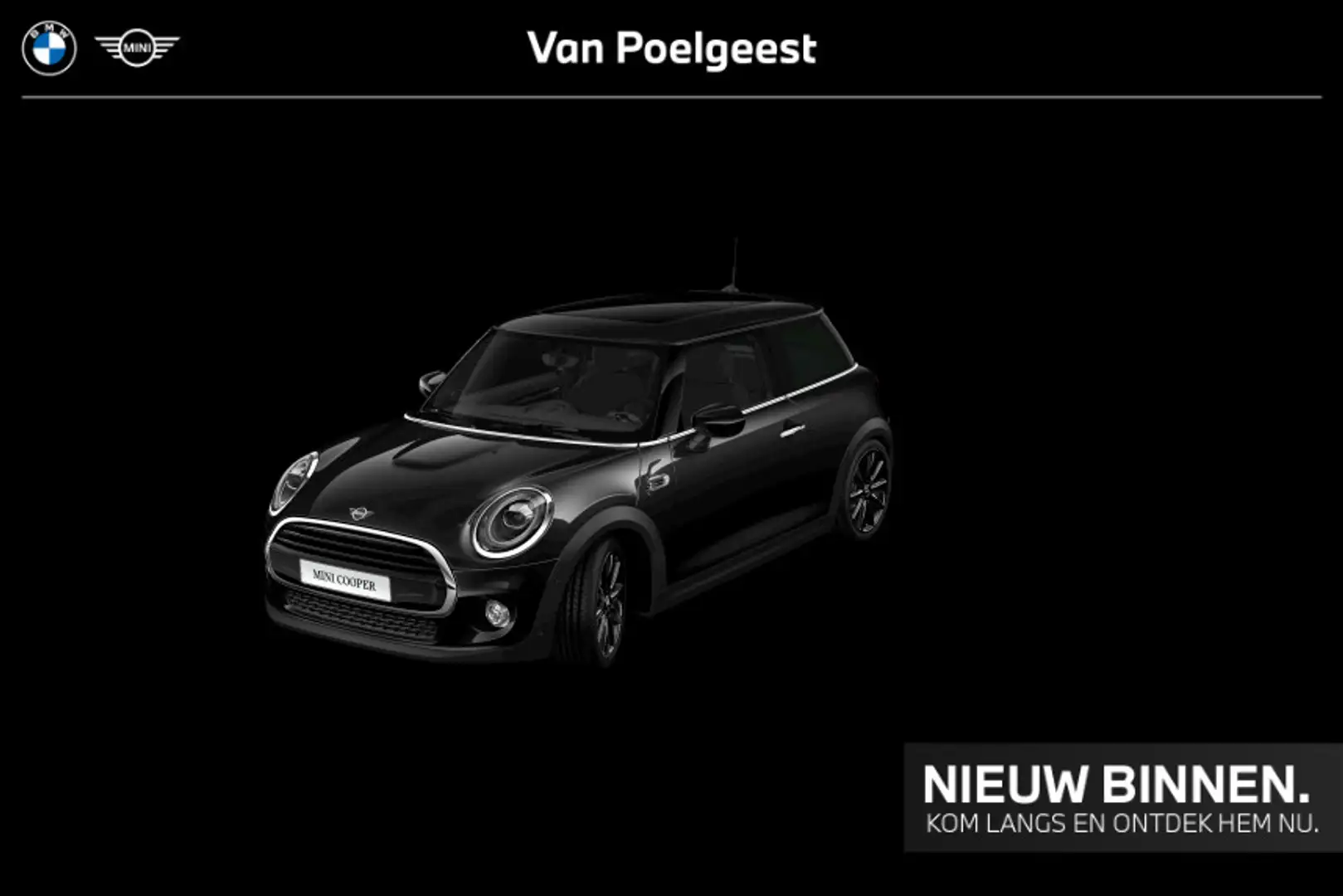 MINI Cooper 3-deurs Zwart - 1