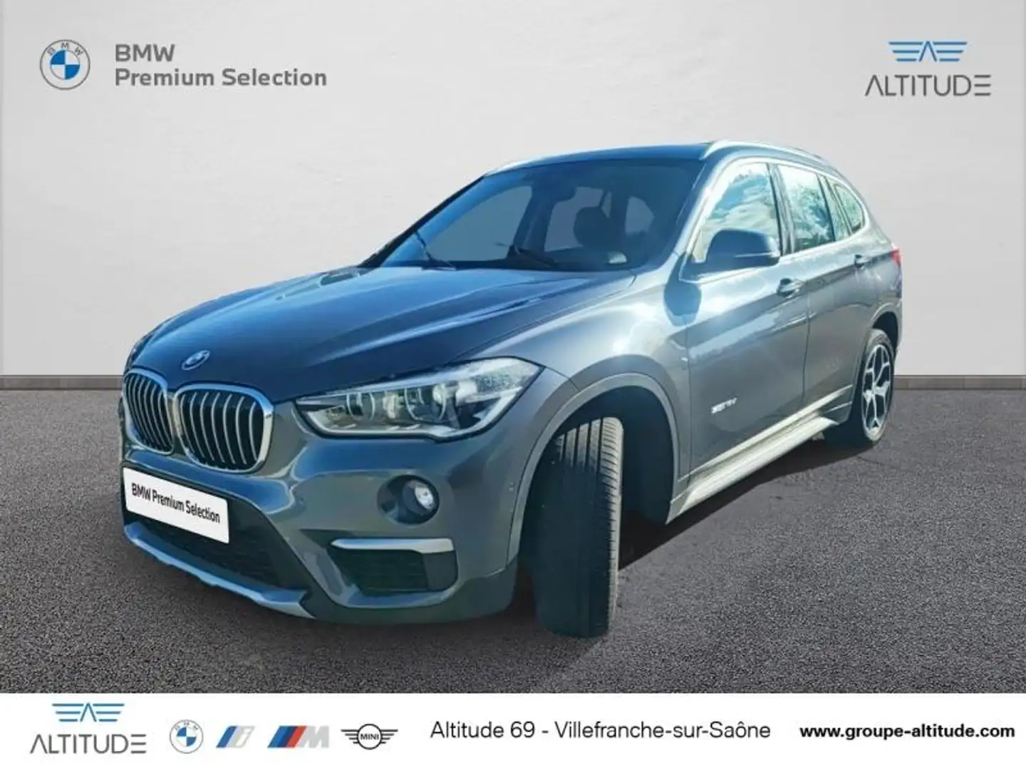 BMW X1 sDrive18dA 150ch xLine Gris - 1