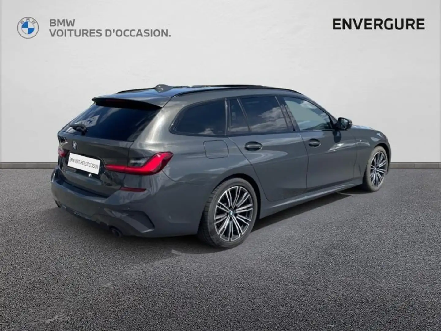 BMW 318 318dA MH 150ch M Sport Gris - 2