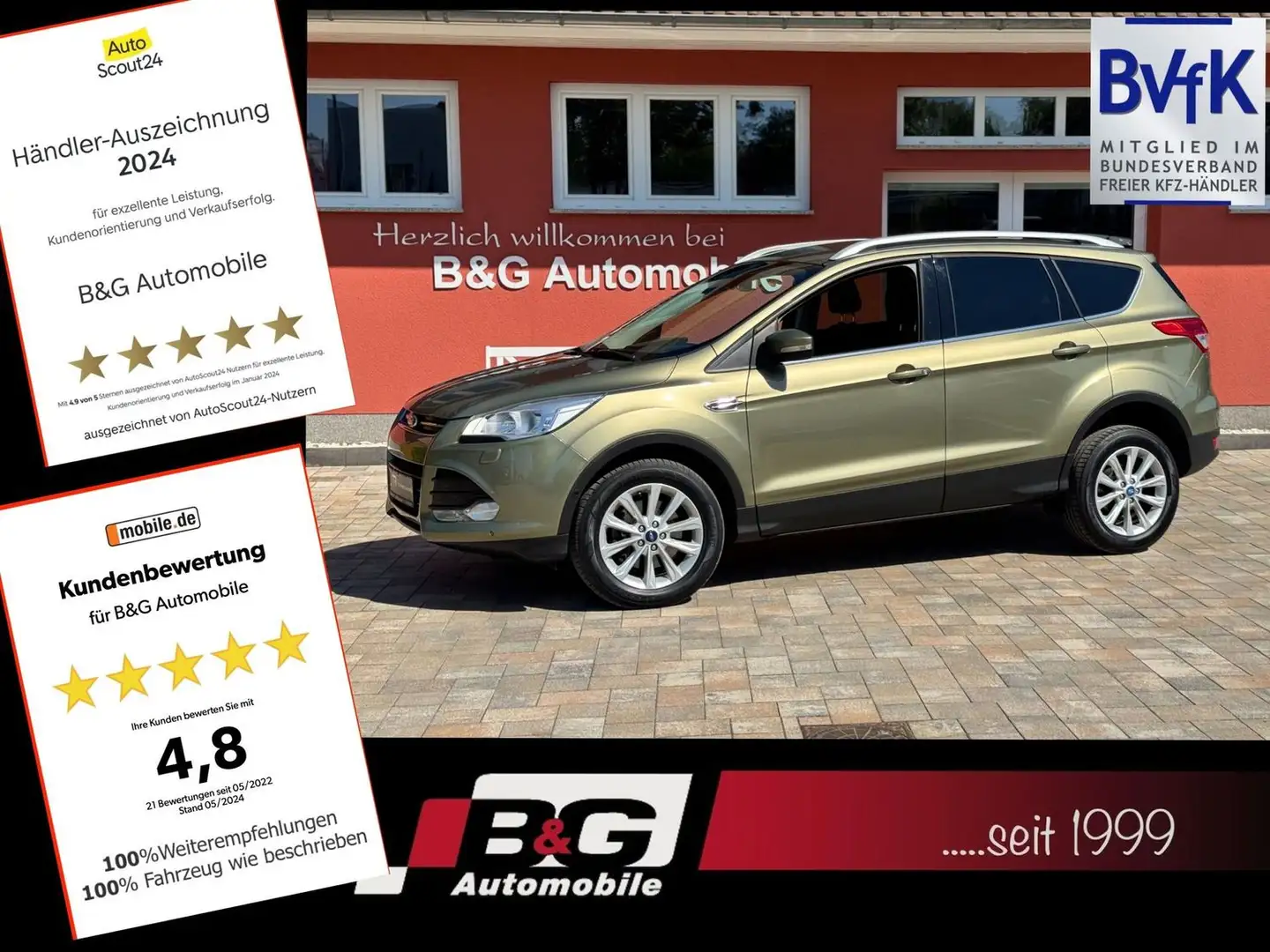 Ford Kuga 4x4*Titanium*Garantie*TÜV neu* Bronze - 1