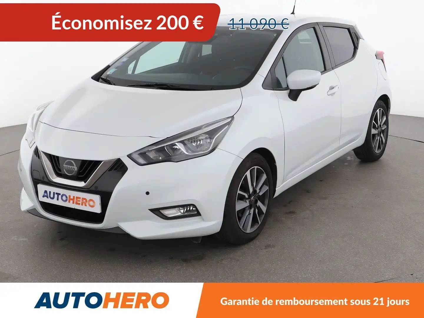 Nissan Micra 1.0 IG-T N-Connecta Blanc - 1