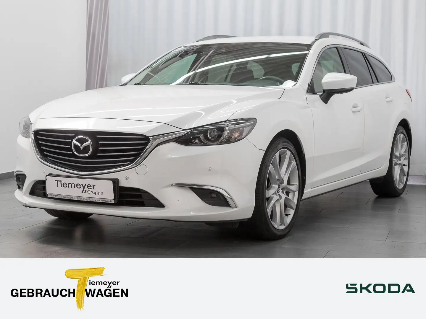 Mazda 6 Kombi 2.0 SKYACTIV-G KIZOKU NAVI LED BOSE Weiß - 1