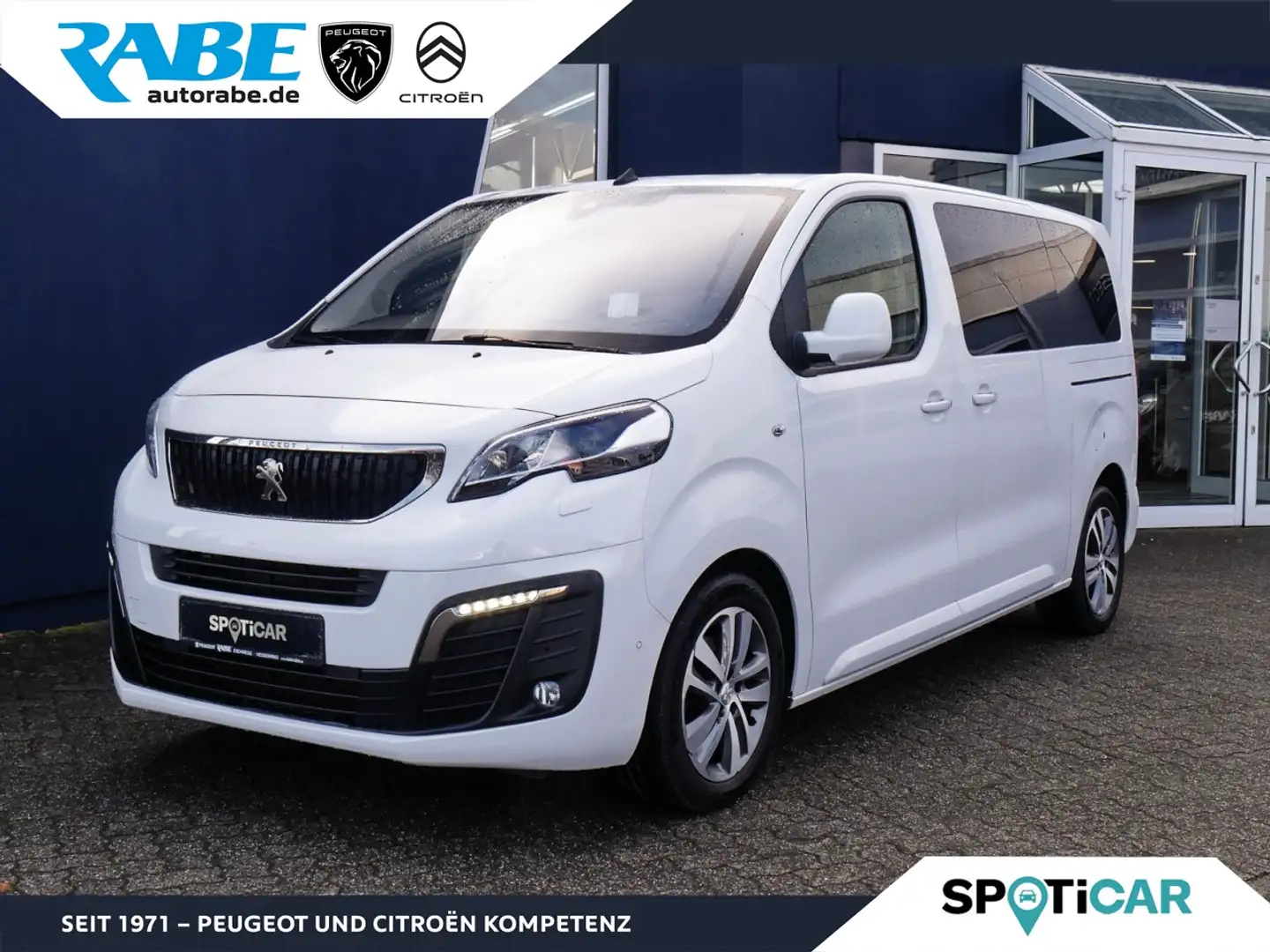 Peugeot Traveller Allure L2 180 BHDi Aut+AHK+Xenon+Leder Klima Blanc - 1