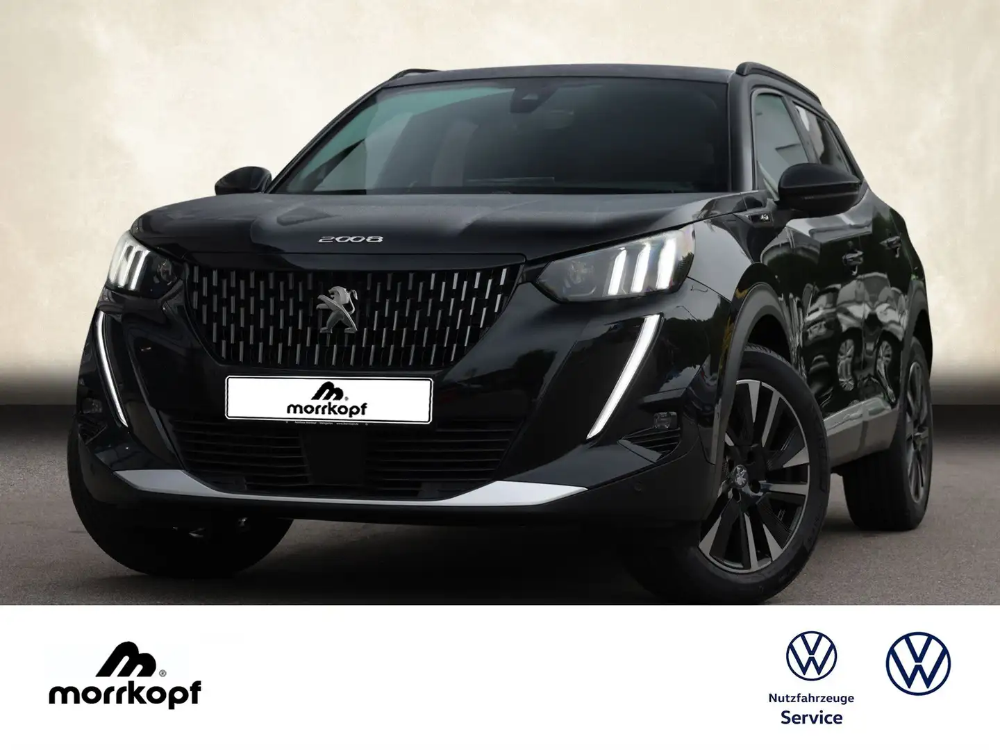 Peugeot 2008 Pure Tech GT +REAR+ Navi LED Klima Noir - 2
