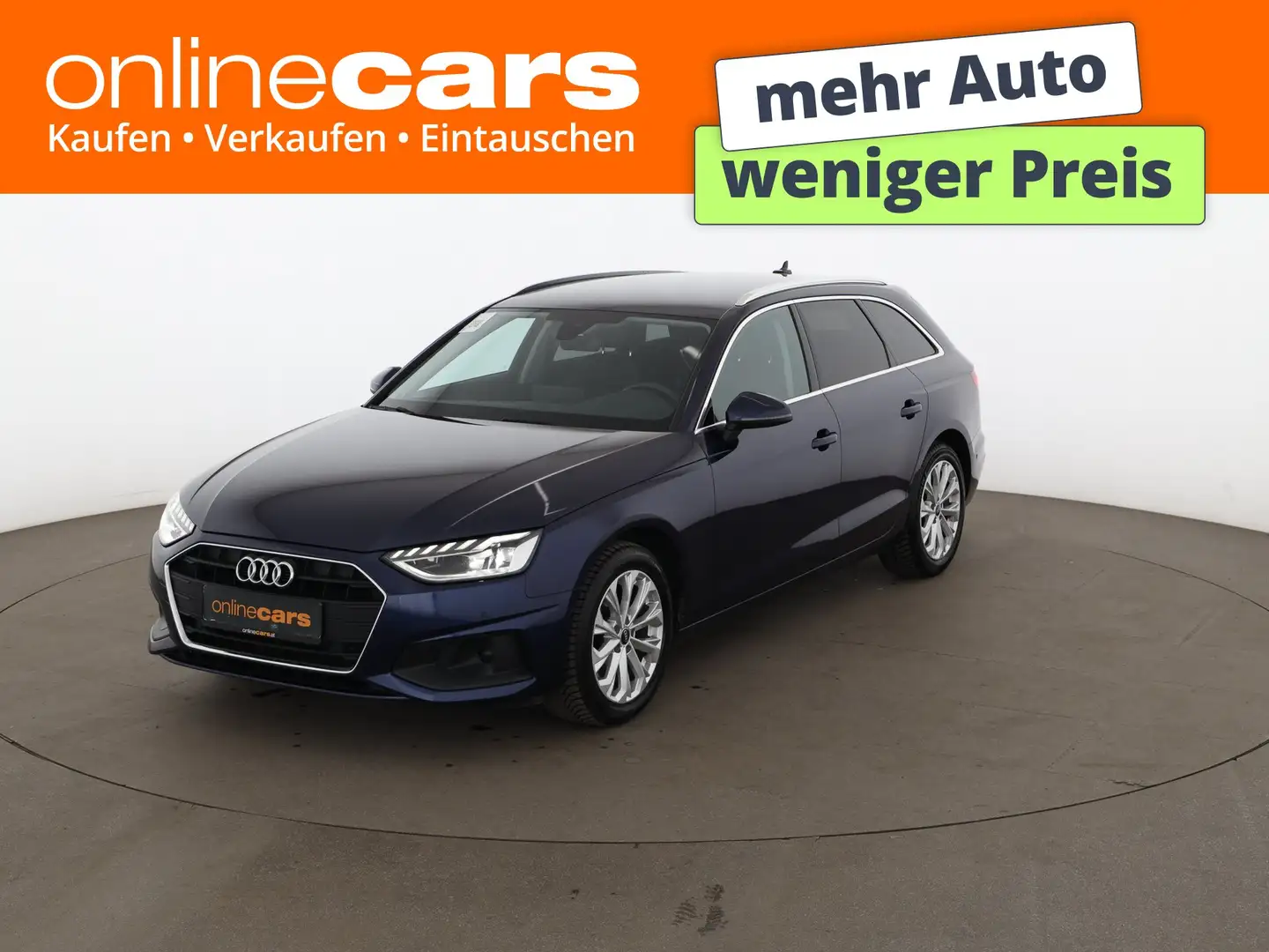 Audi A4 Avant 30 TDI Aut LED LEDER NAVI SITZHZG R-CAM Blau - 1
