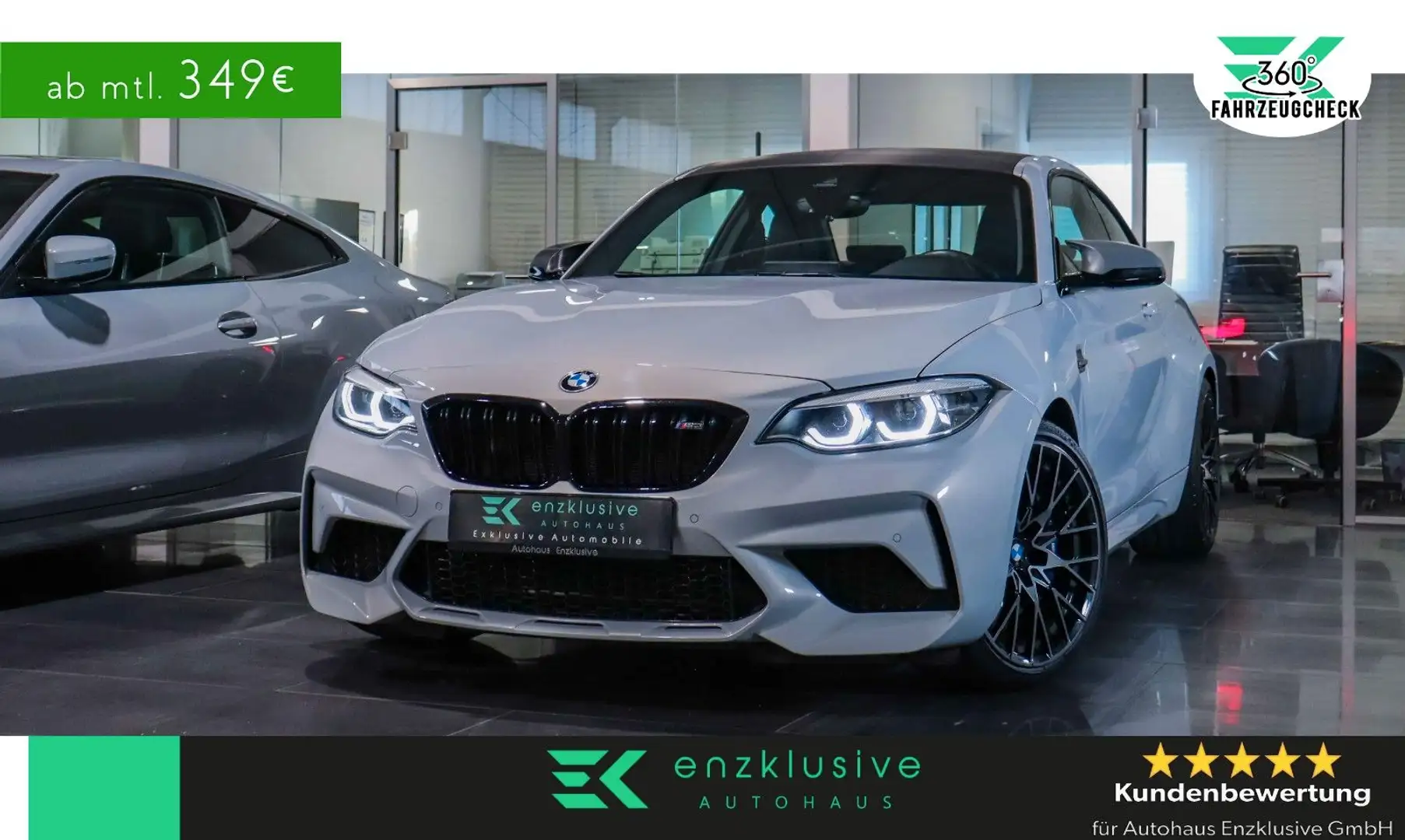 BMW M2 Competition M SITZE*H&K*KAMERA*KEYLESS*NAVI Silber - 1