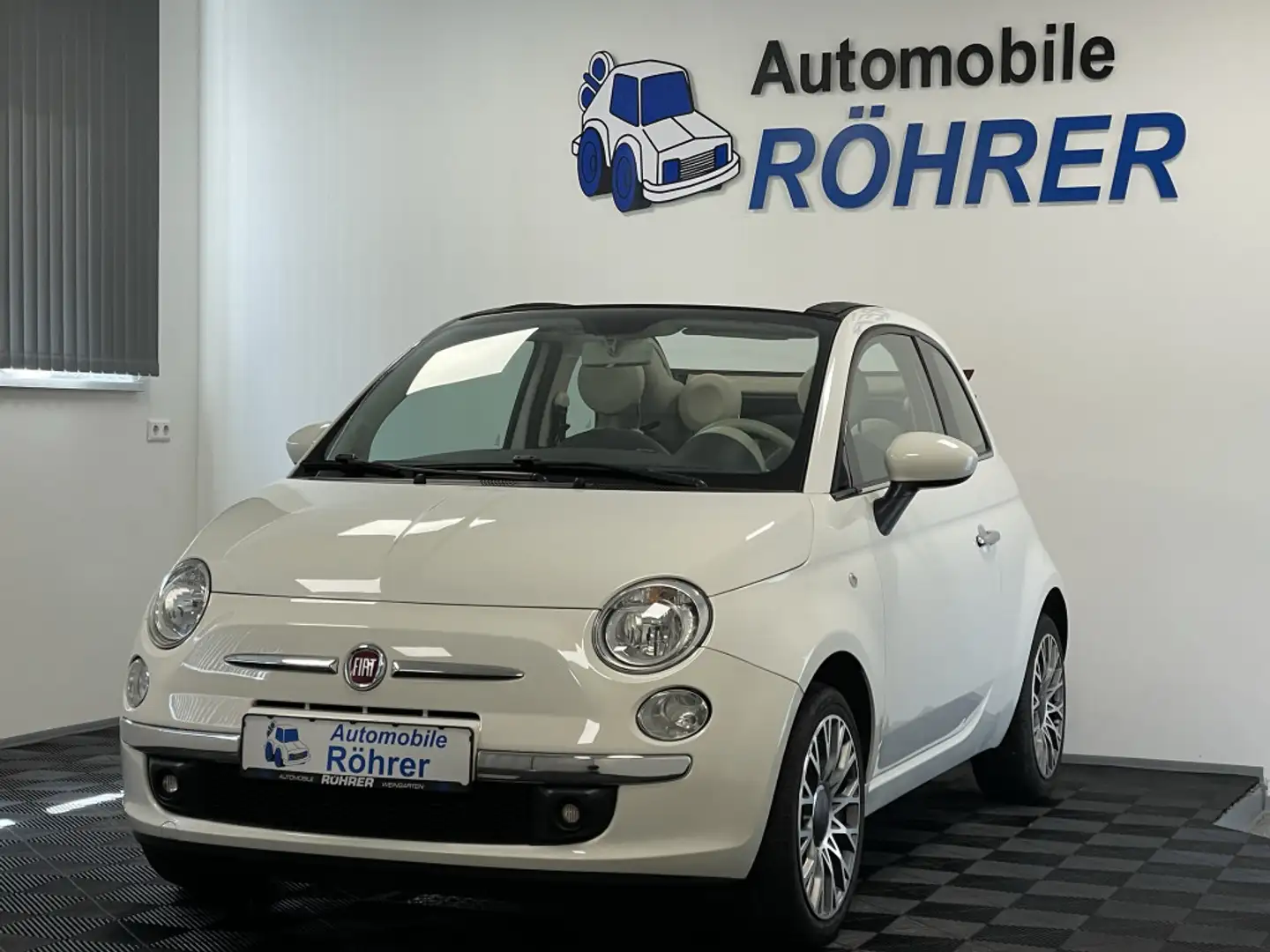 Fiat 500C Cabrio Lounge Wit - 1