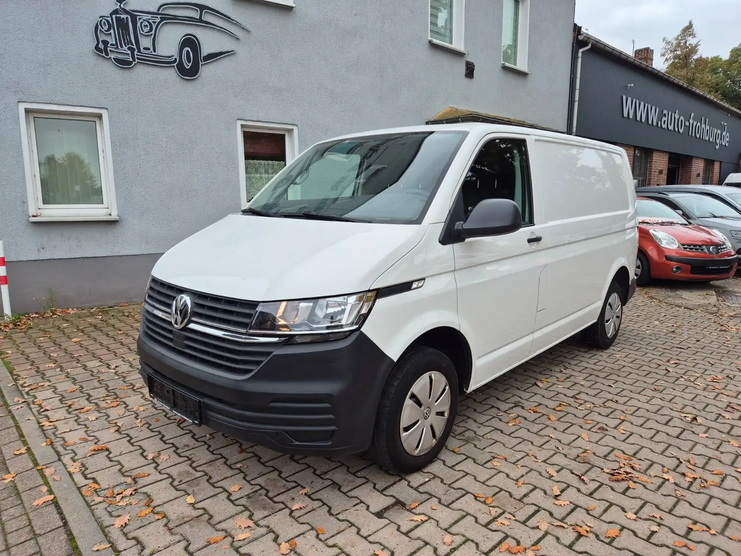 Volkswagen T6 Transporter T6.1,Kasten,Klima,3 Sitze,PDC Weiß - 2
