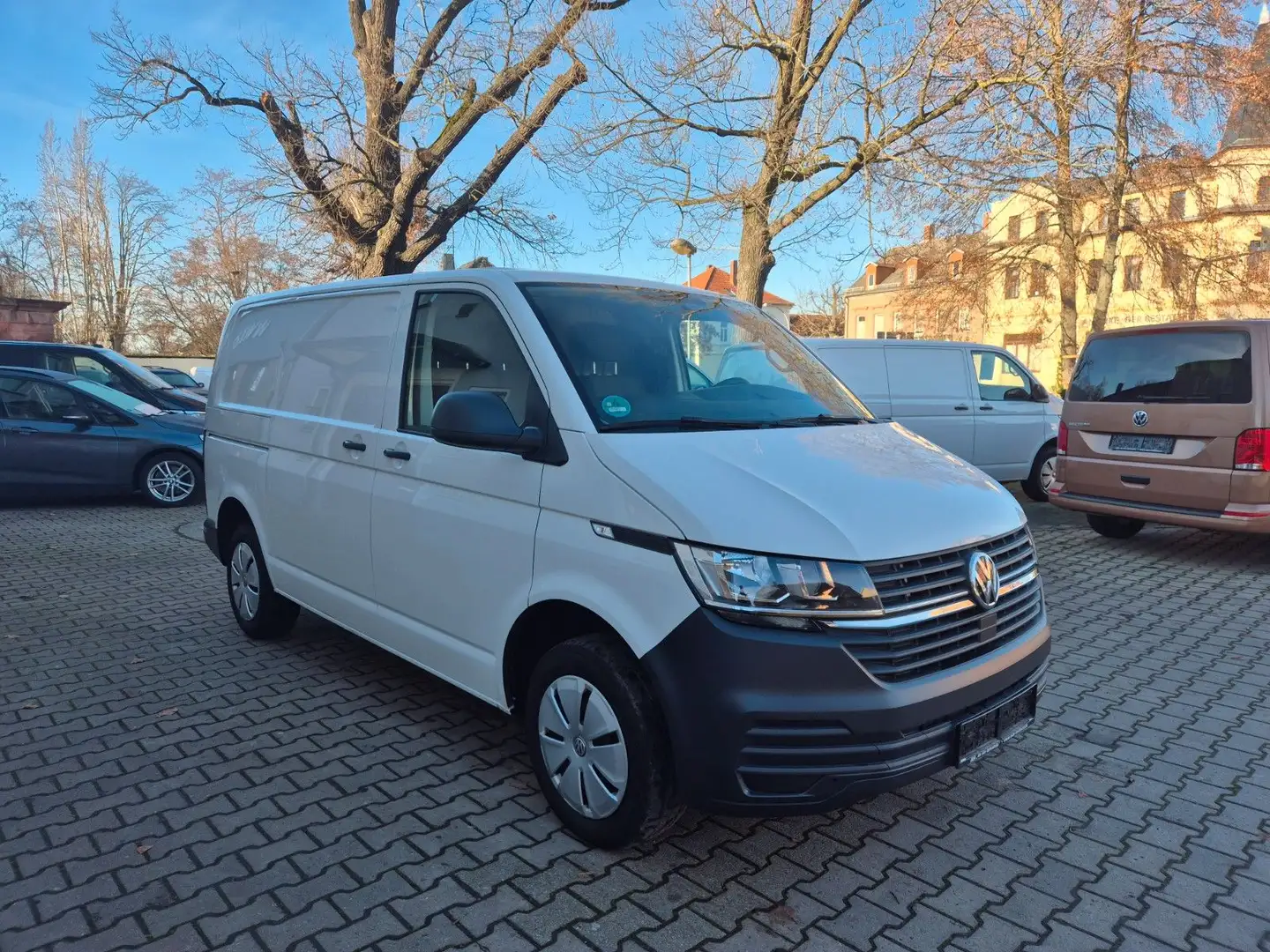 Volkswagen T6 Transporter T6.1,Kasten,Klima,3 Sitze,PDC Weiß - 1