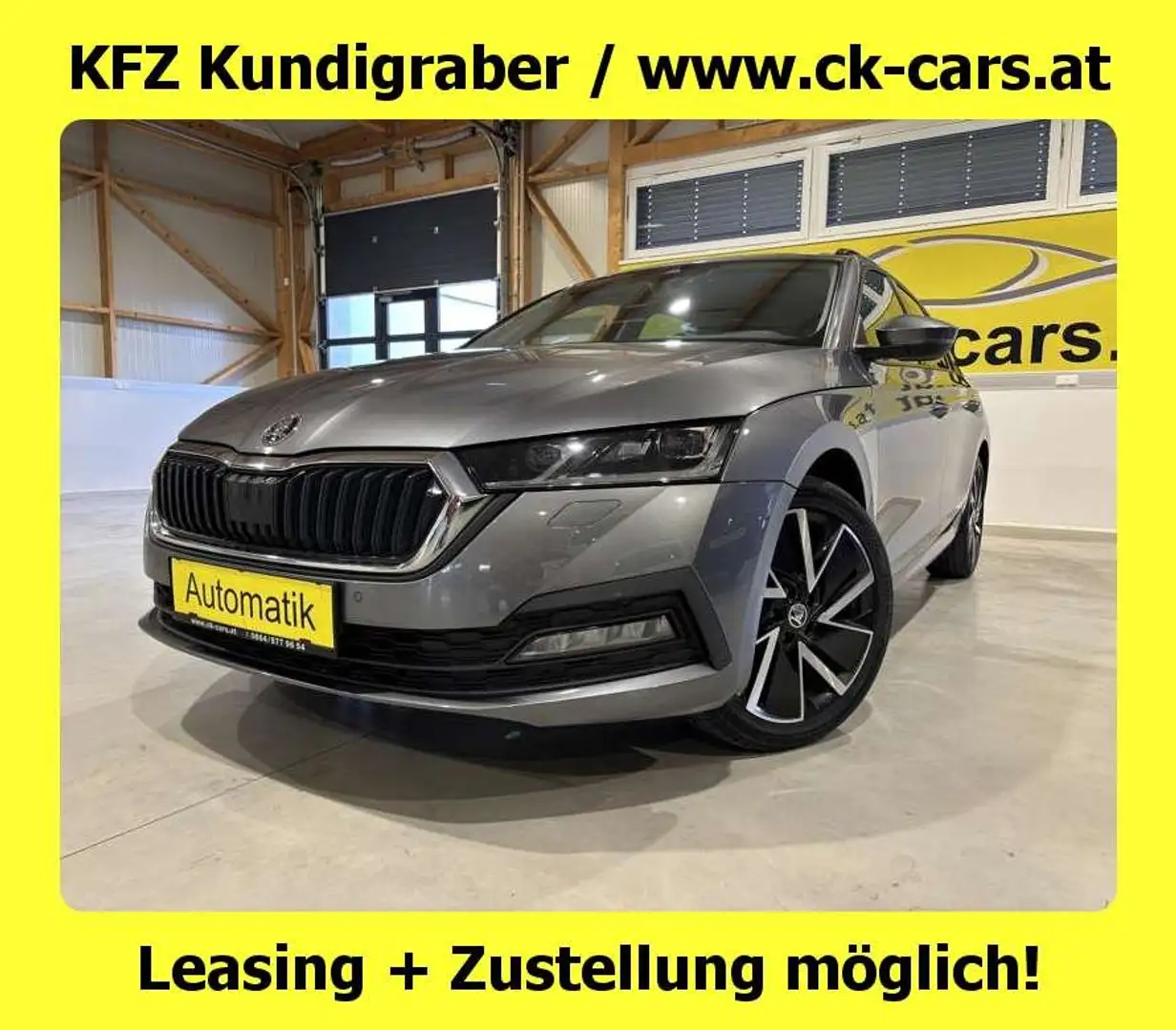 Skoda Octavia 2,0DSG VIRTUAL COCKPIT MATRIX ANHÄNGEKUPPLUNG Grau - 1