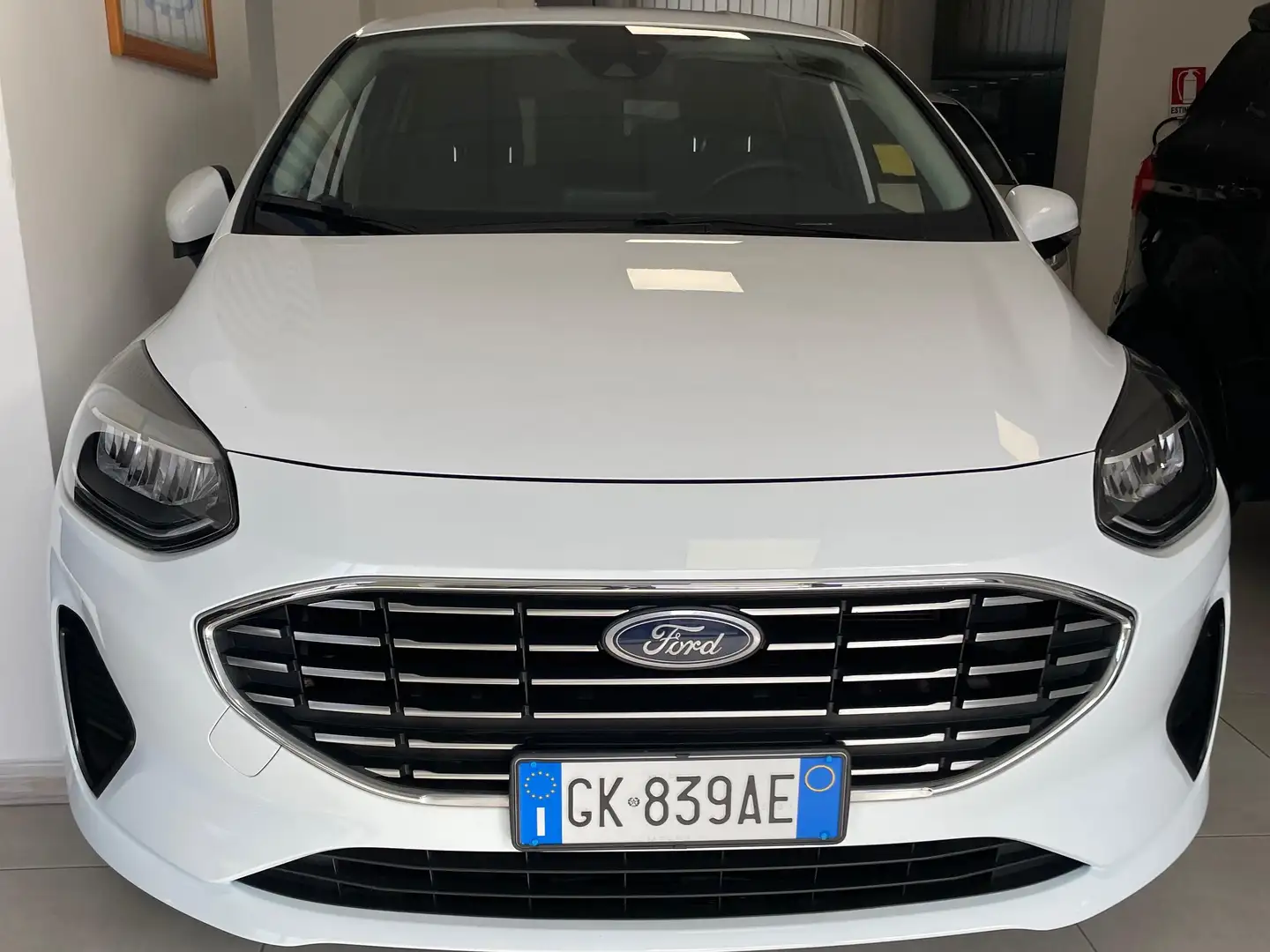 Ford Fiesta Fiesta VII 2022 5p 5p 1.1 Titanium Gpl 75cv Bianco - 1