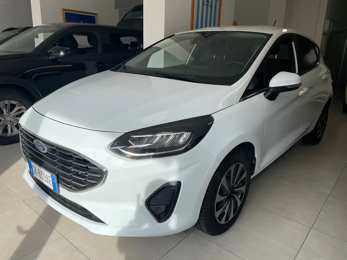 Ford Fiesta Fiesta VII 2022 5p 5p 1.1 Titanium Gpl 75cv Bianco - 2